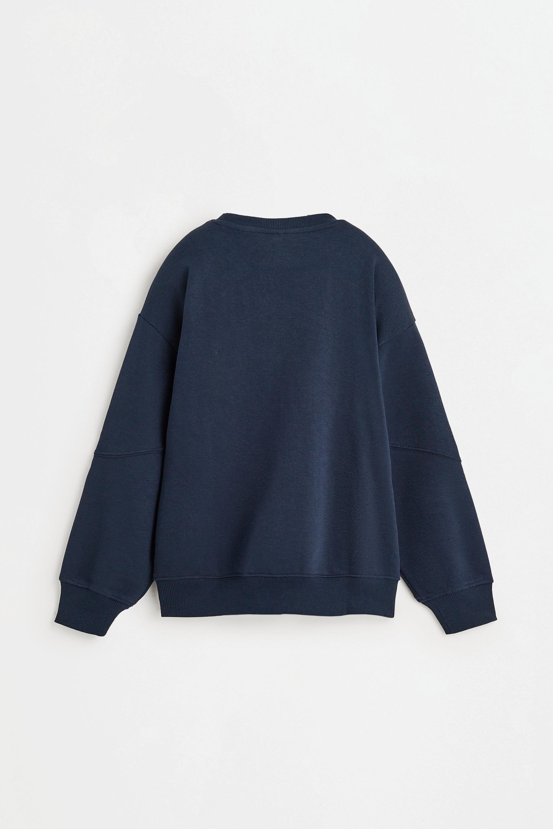 Basic sweatshirt — NAVY