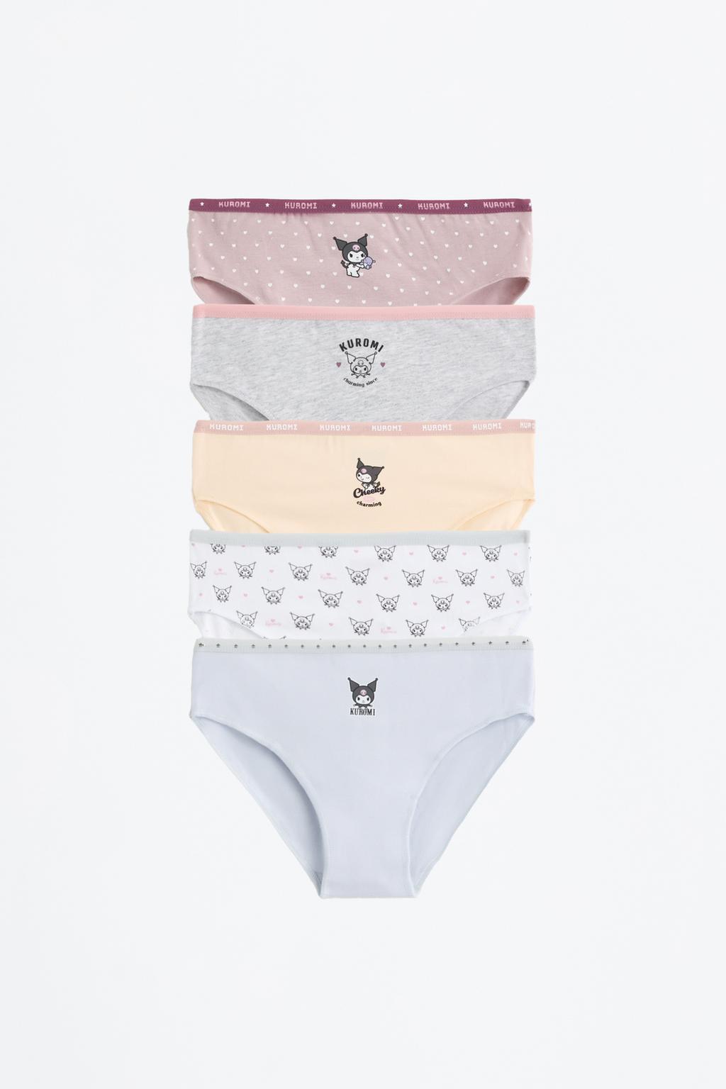 5-pack of KUROMI Hello Kitty ©SANRIO briefs