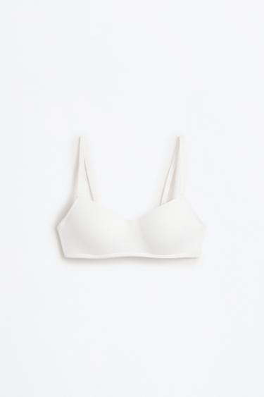 Microfibre pre-shaped bra — WHITE 6