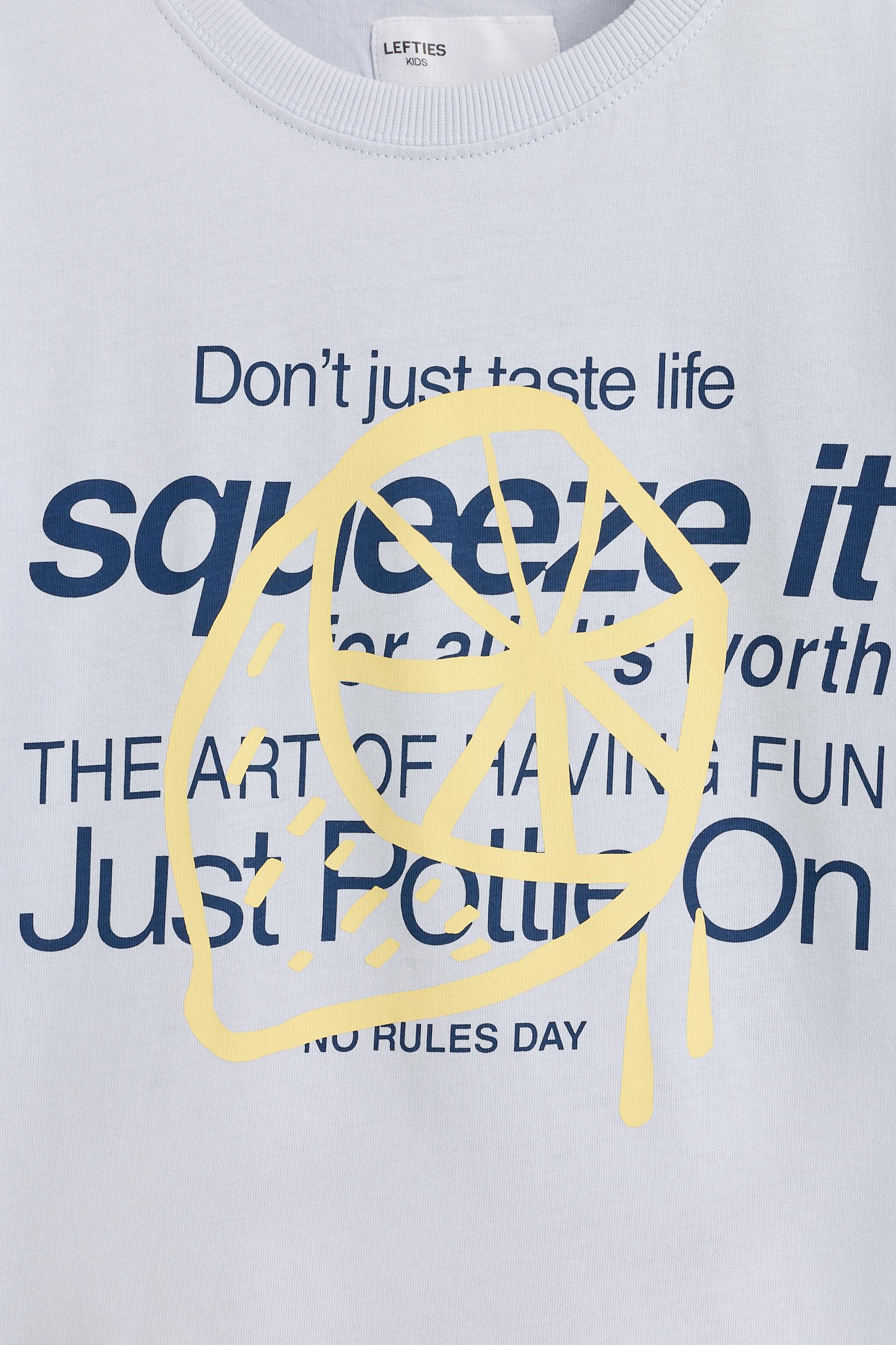 Printed T-shirt — INDIGO