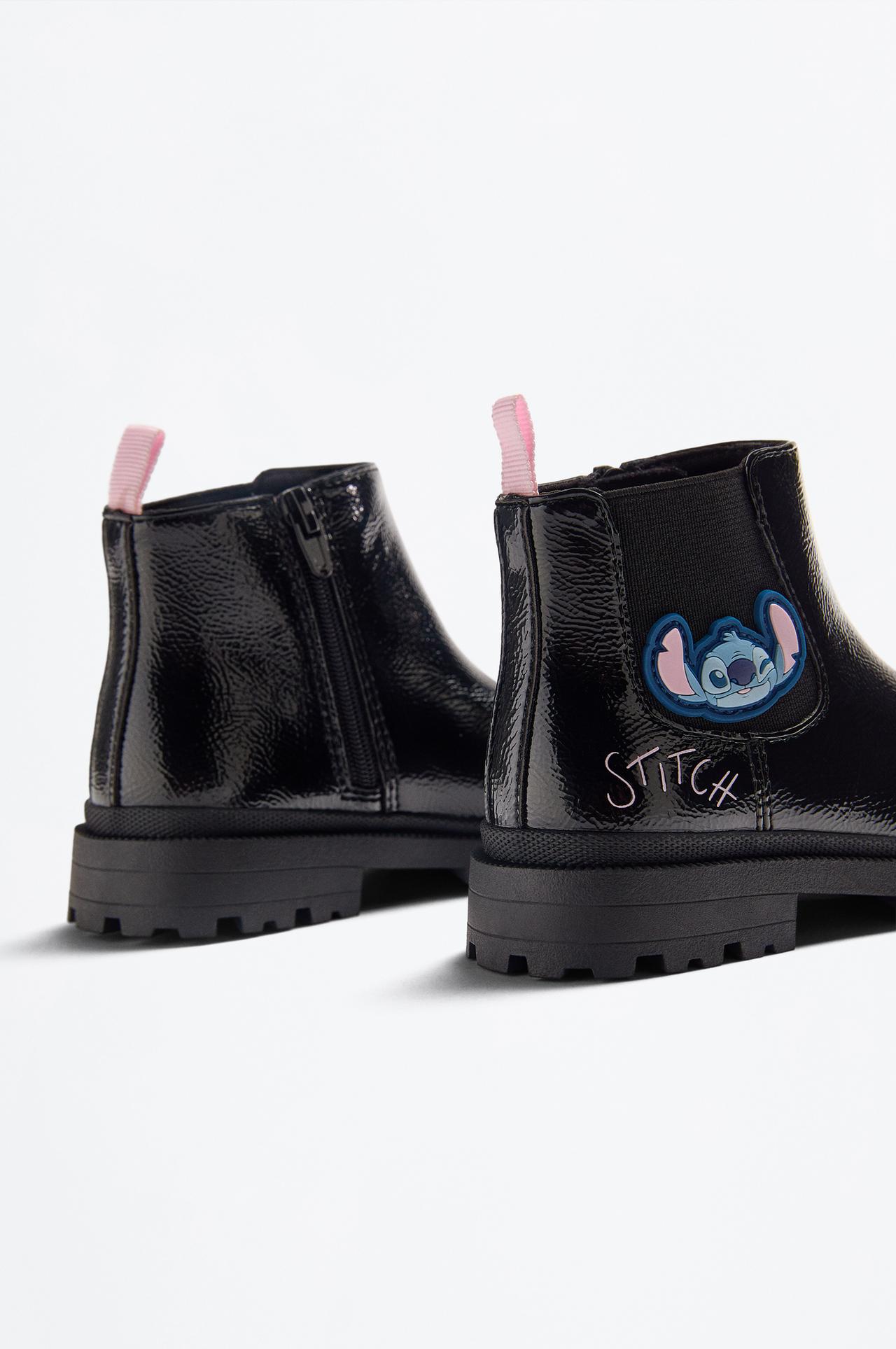 Lilo & Stitch ©Disney Chelsea boots — BLACK