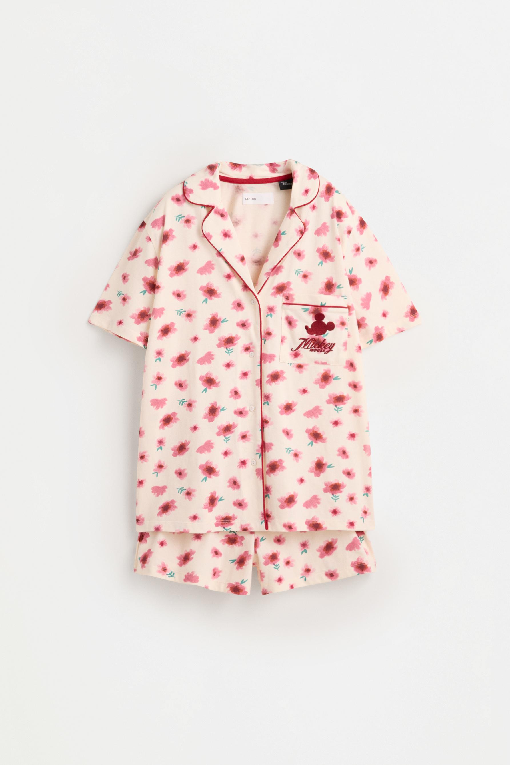 Mickey Mouse ©Disney button-down pyjamas — OFF WHITE
