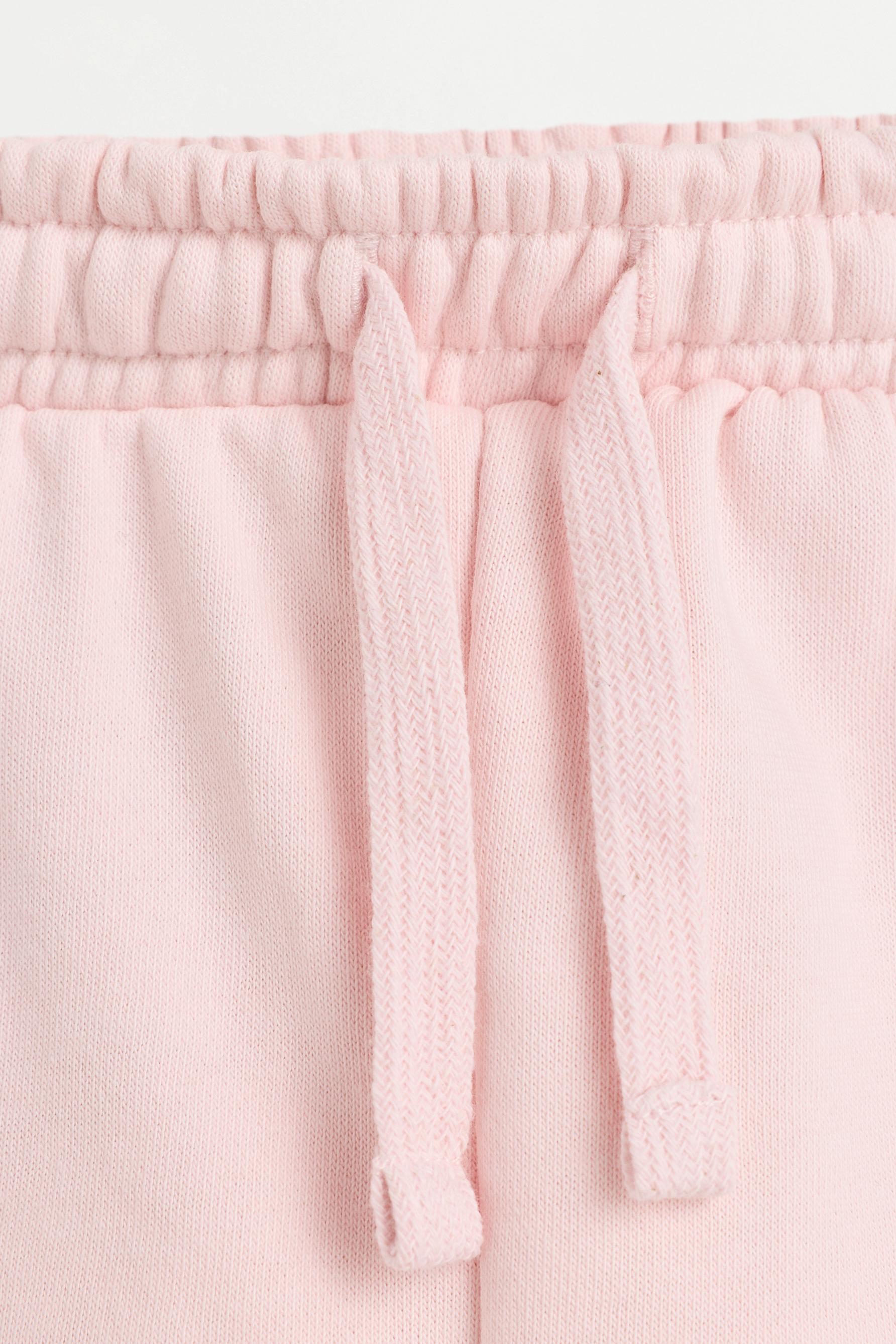 Patch shorts — PALE PINK