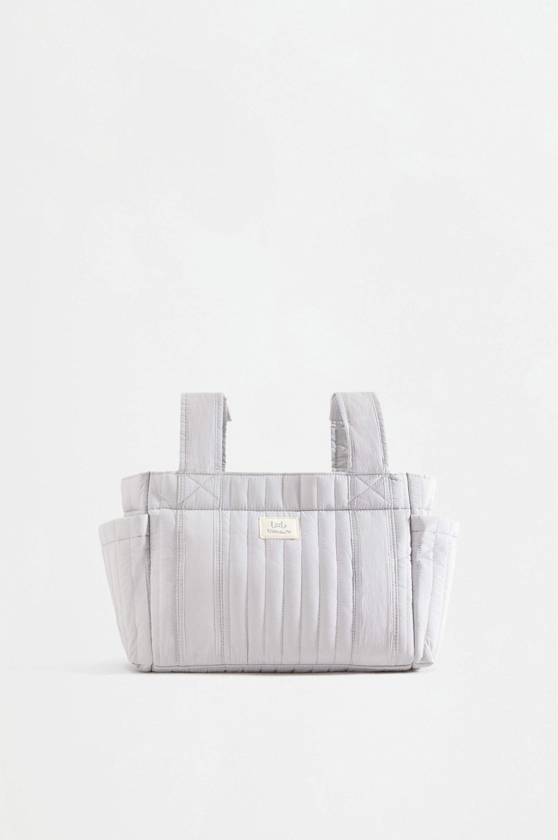 MATERNITY TOTE BAG — GREY