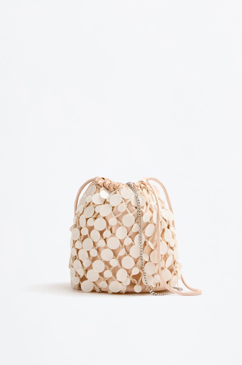 Beaded bucket bag Mobile Phone Bags BAGS Woman Lefties Bahrain