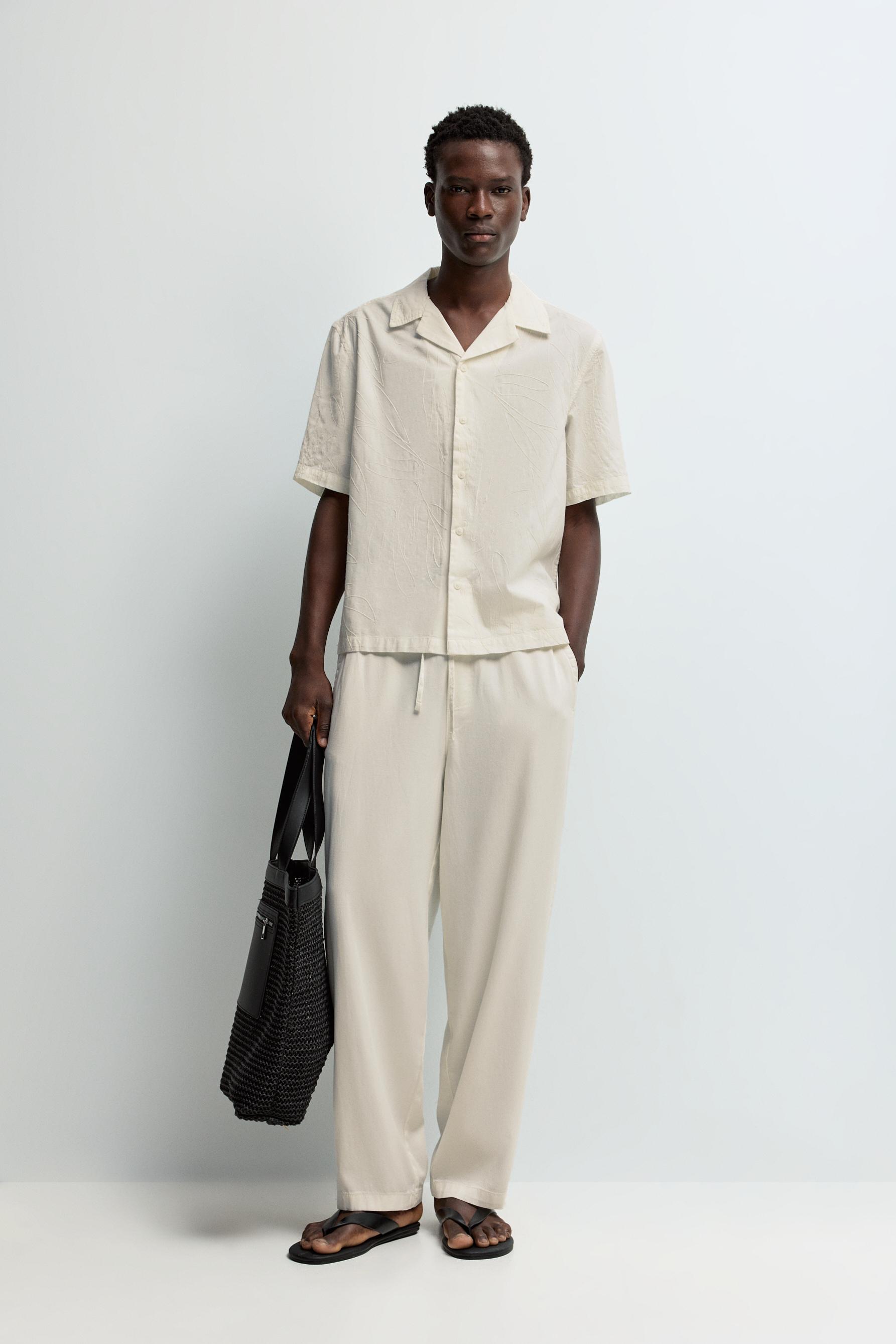 Embroidered Shirt — OFF WHITE
