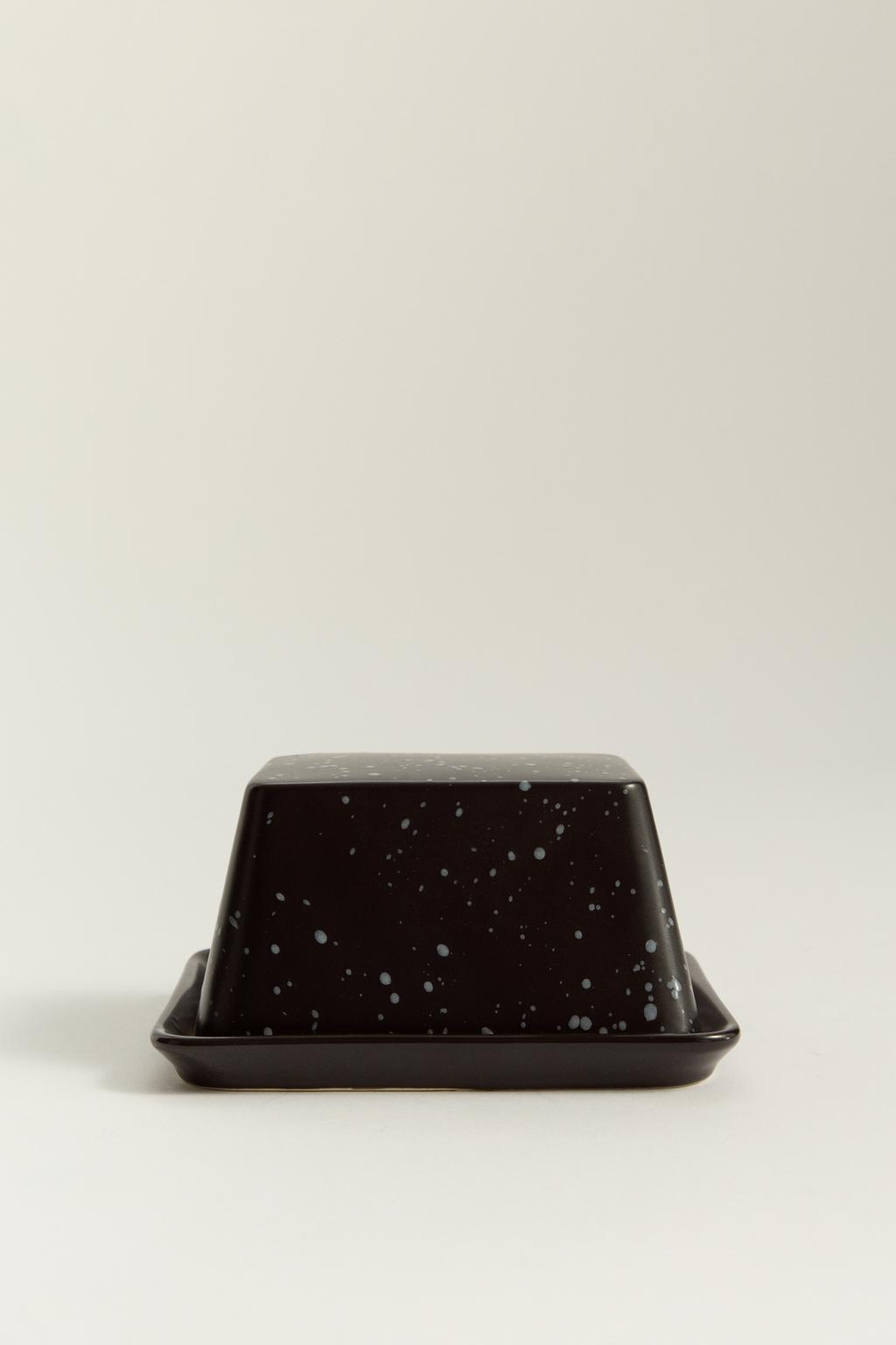 Speckled stoneware butter dish – Lefties – صورة المنتج