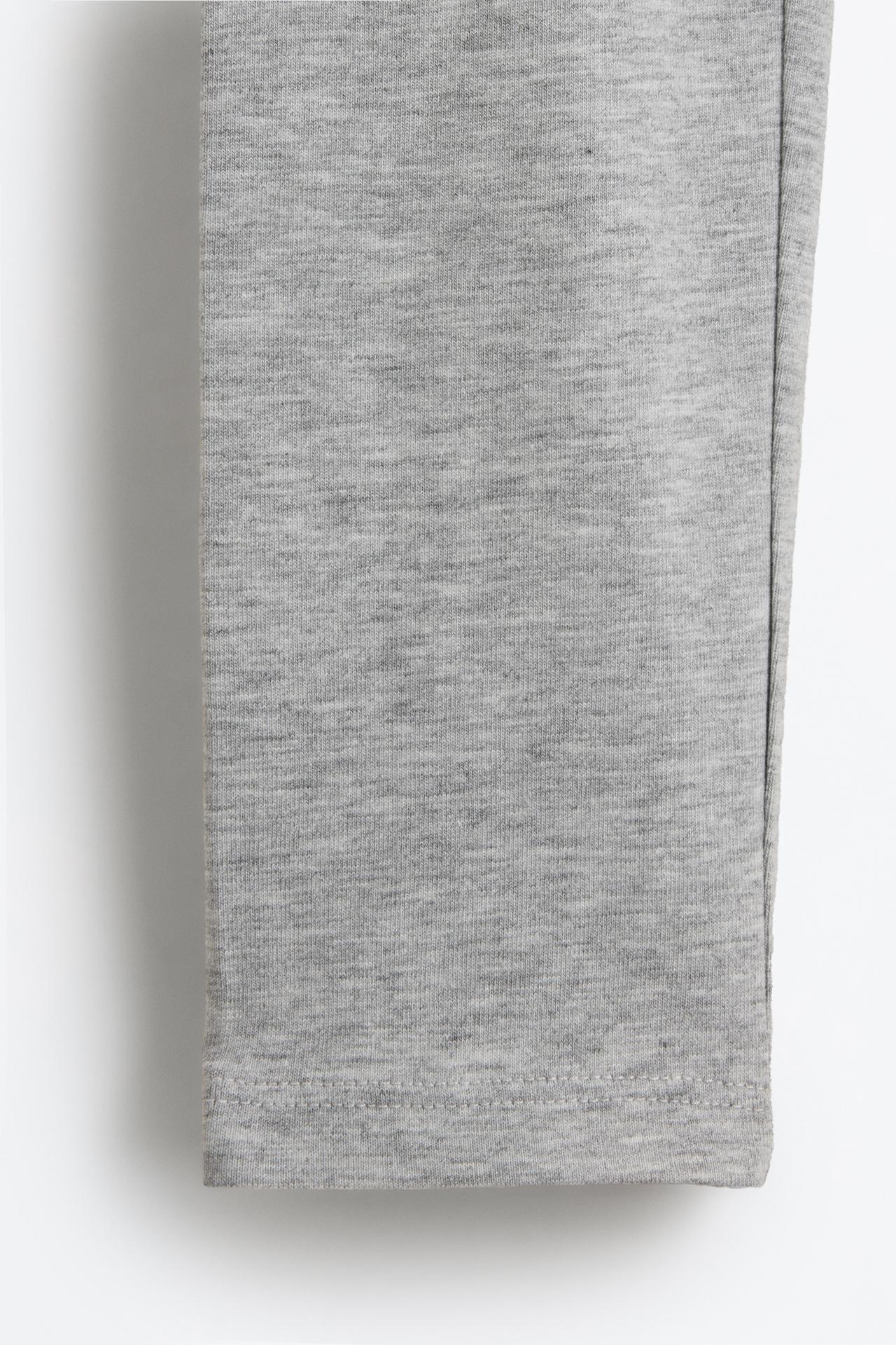 6-pack of plain leggings — BLACK