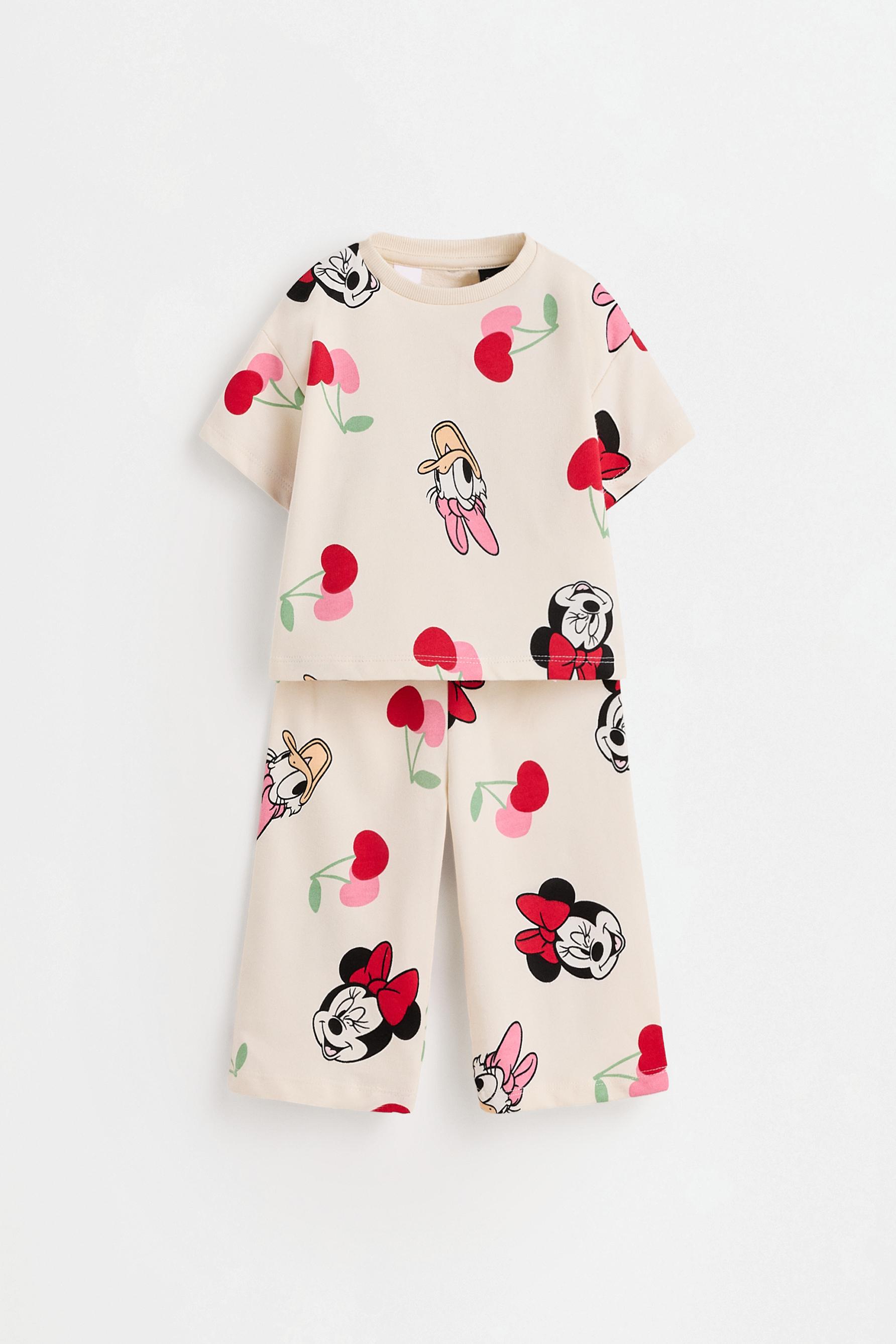 Minnie Mouse ©Disney T-shirt and jogger set — ECRU