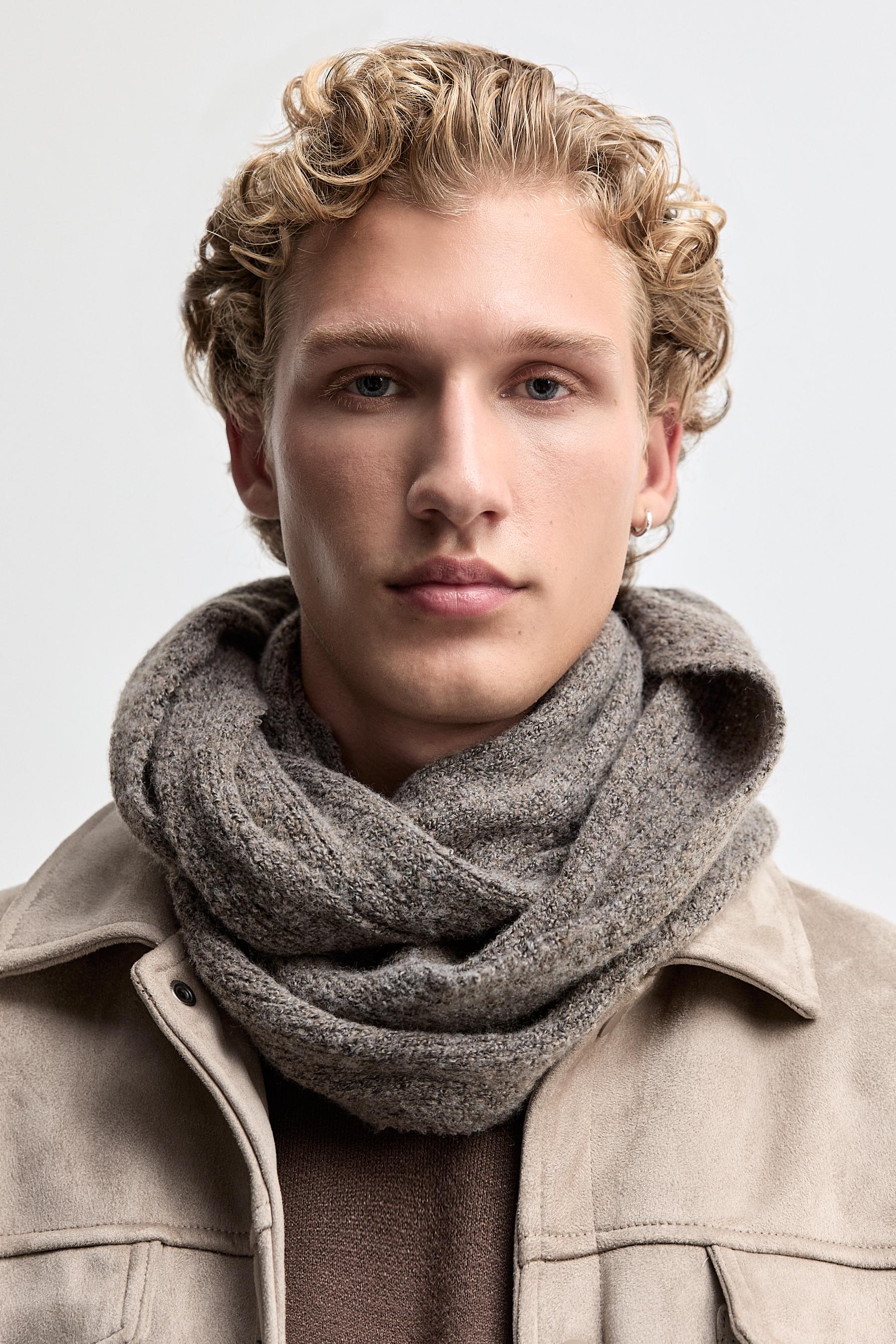 Knit snood — CHOCOLATE