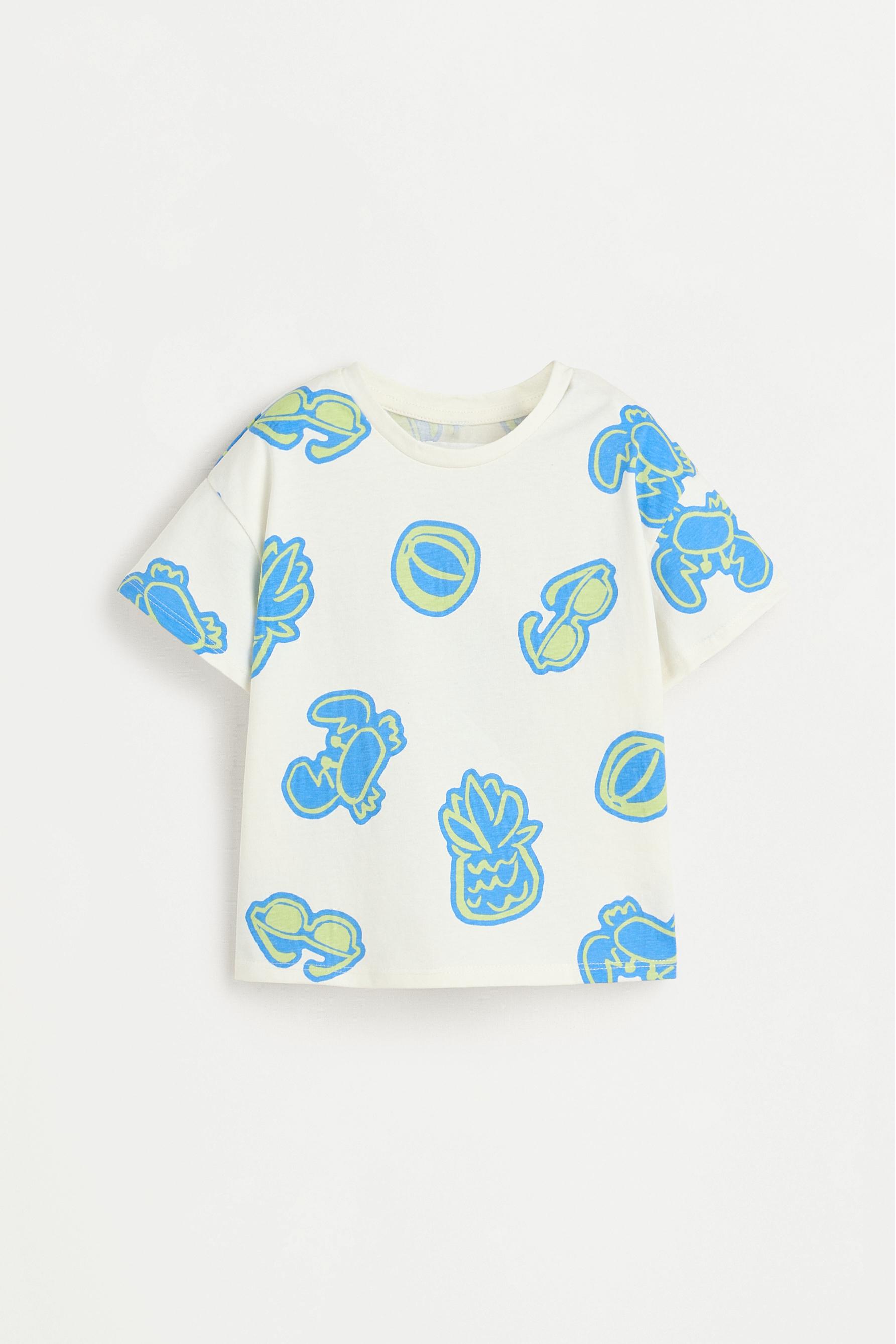 Short printed pyjamas — OFF WHITE