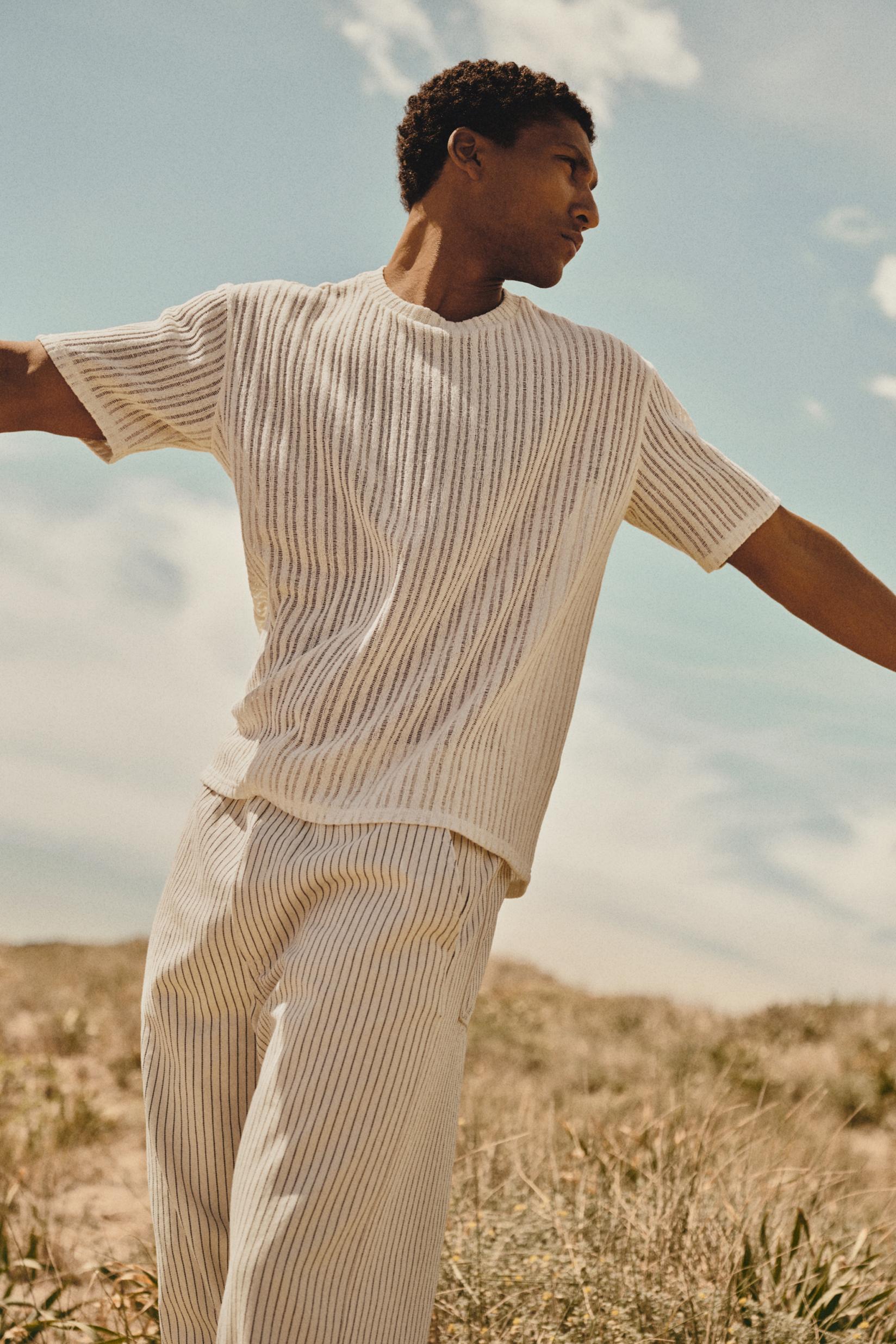 Openwork T-shirt — BUTTER