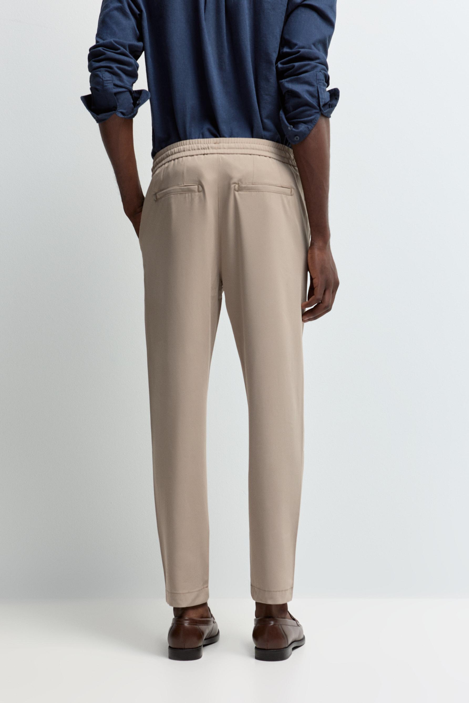 Tailored jogger trousers — SAND