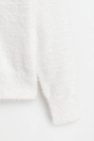 Faux fur hooded jacket — OFF WHITE 4