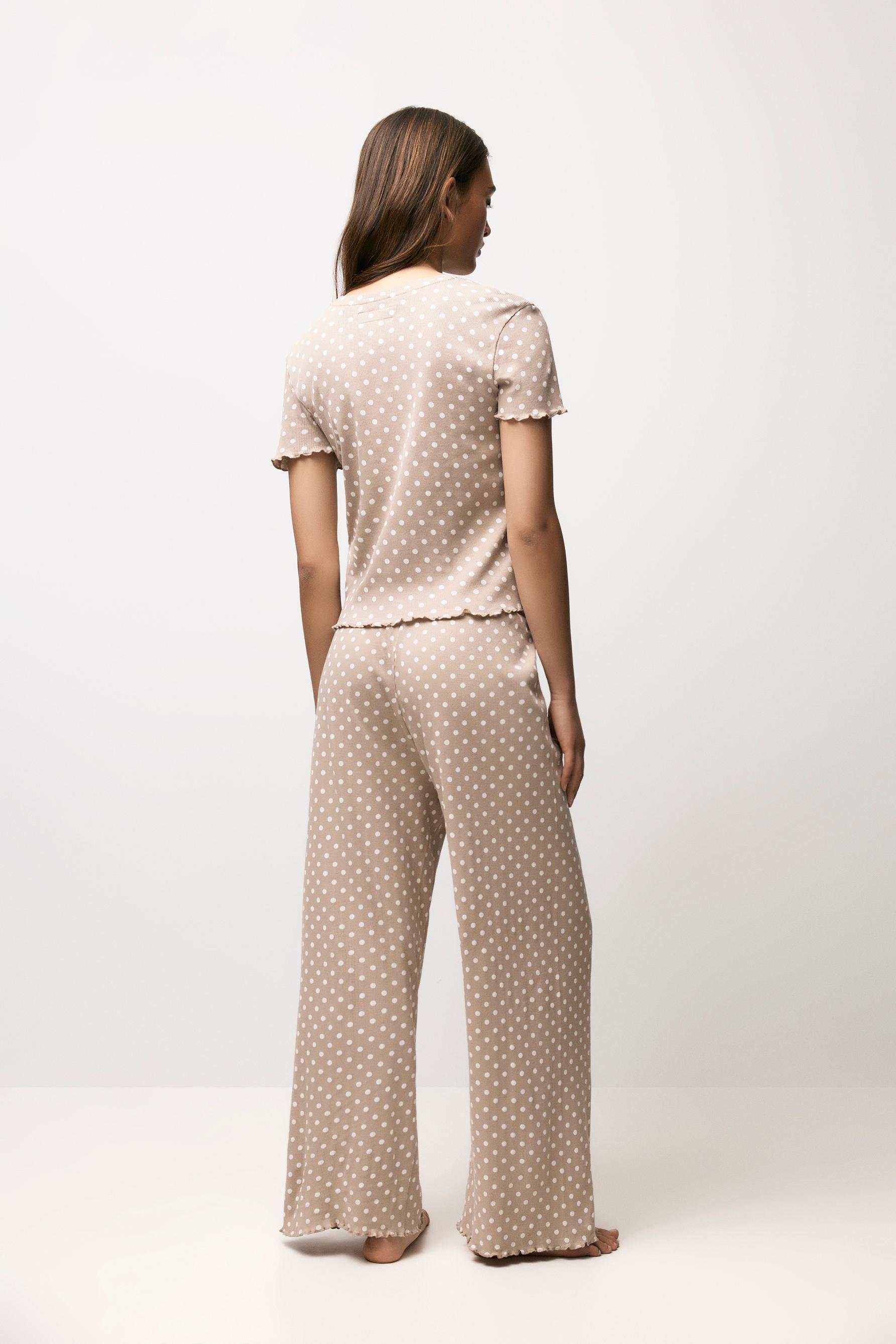 Printed pyjamas — TAUPE BROWN