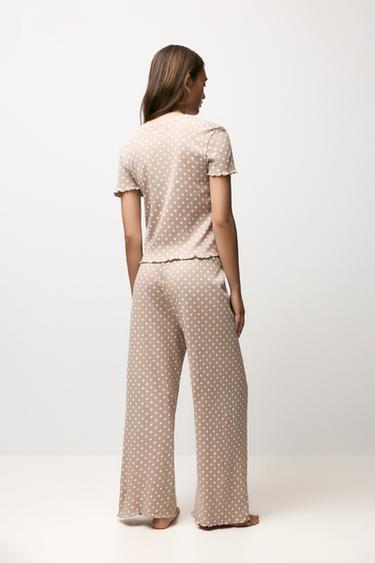 Printed pyjamas — TAUPE BROWN 4