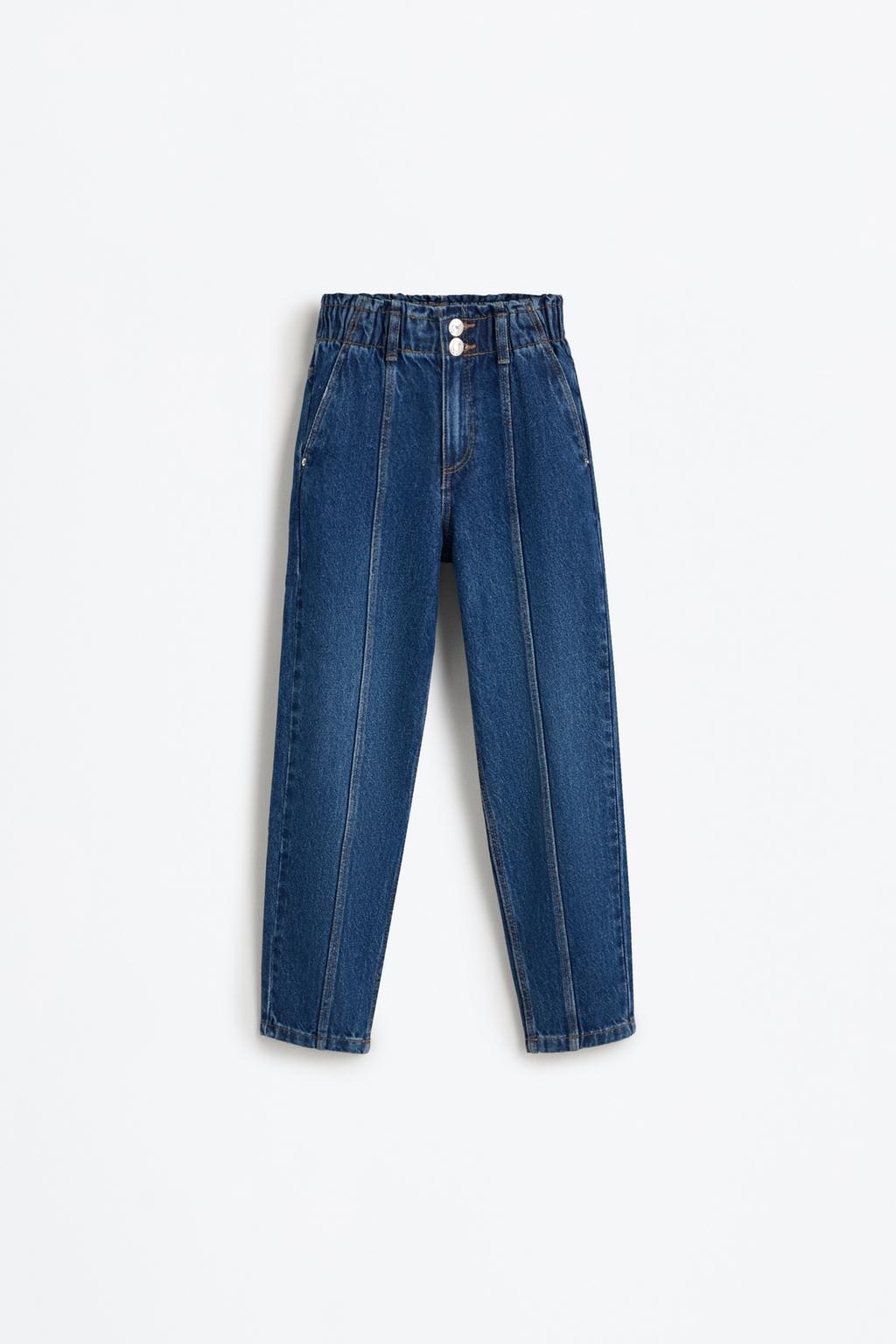 Mom fit paperbag jeans – Lefties – صورة المنتج