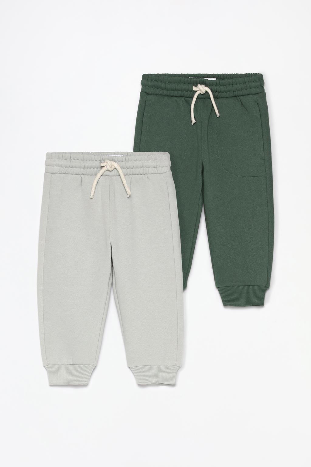 Pack di 2 pantaloni in felpa basic