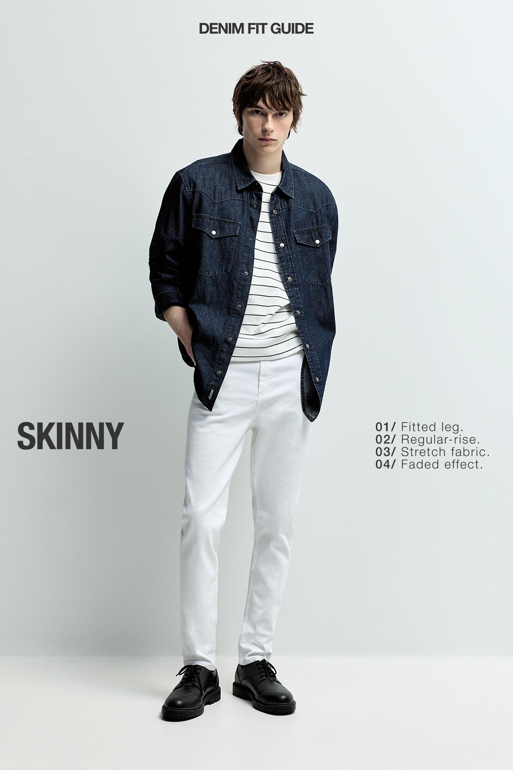 Skinny jeans — WHITE