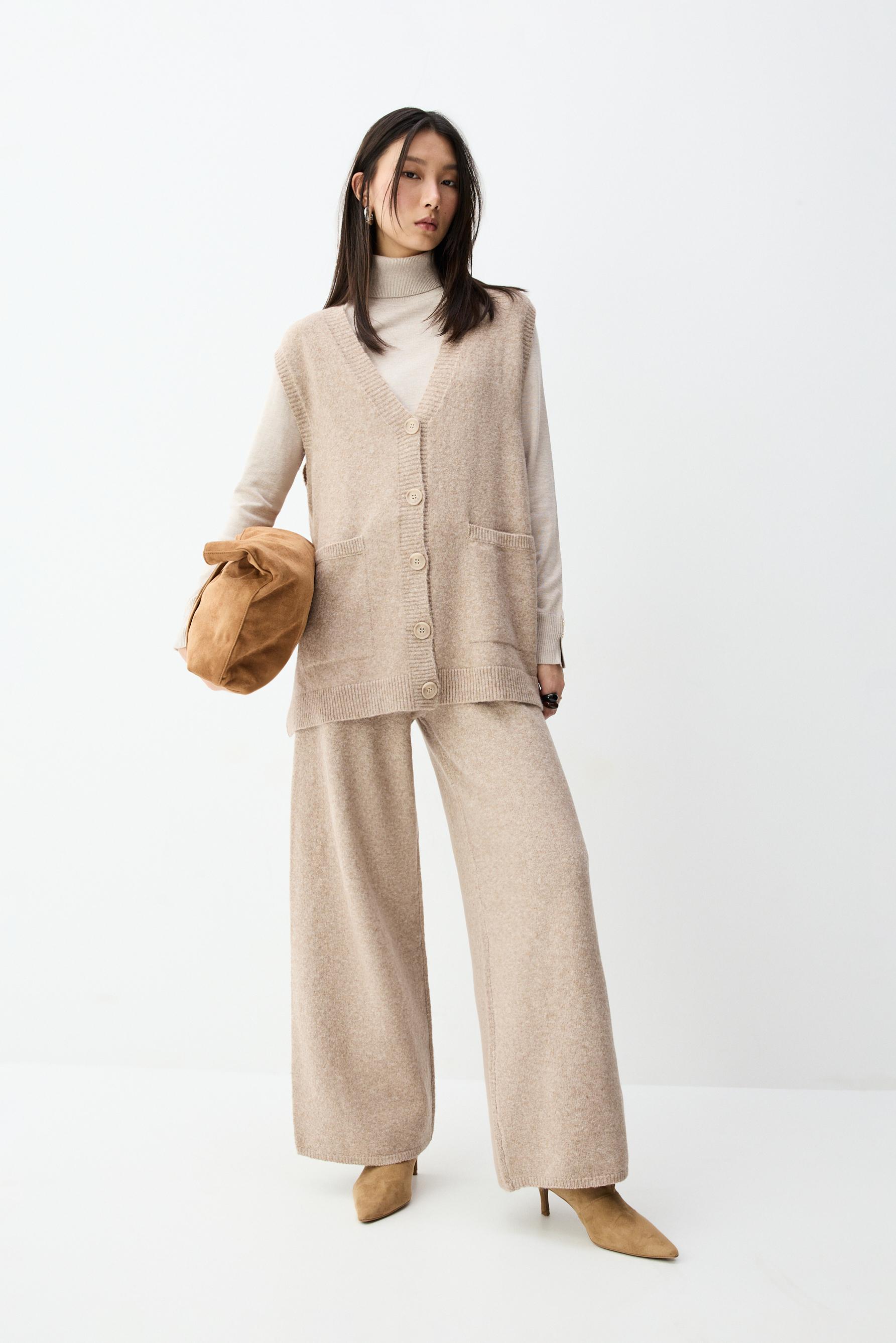 Pantalón culotte punto