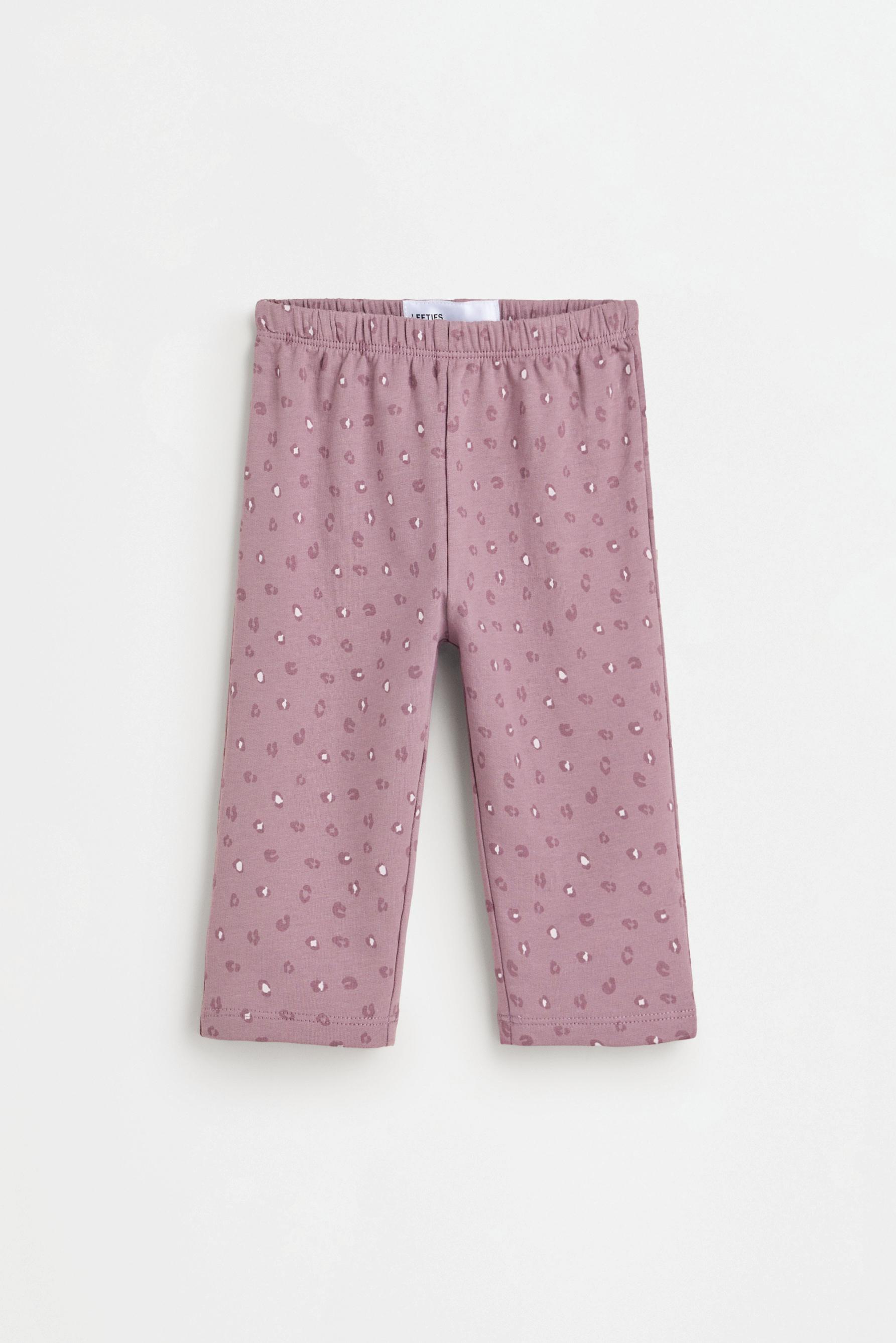 Printed plush sweatshirt and trousers set — MAUVE