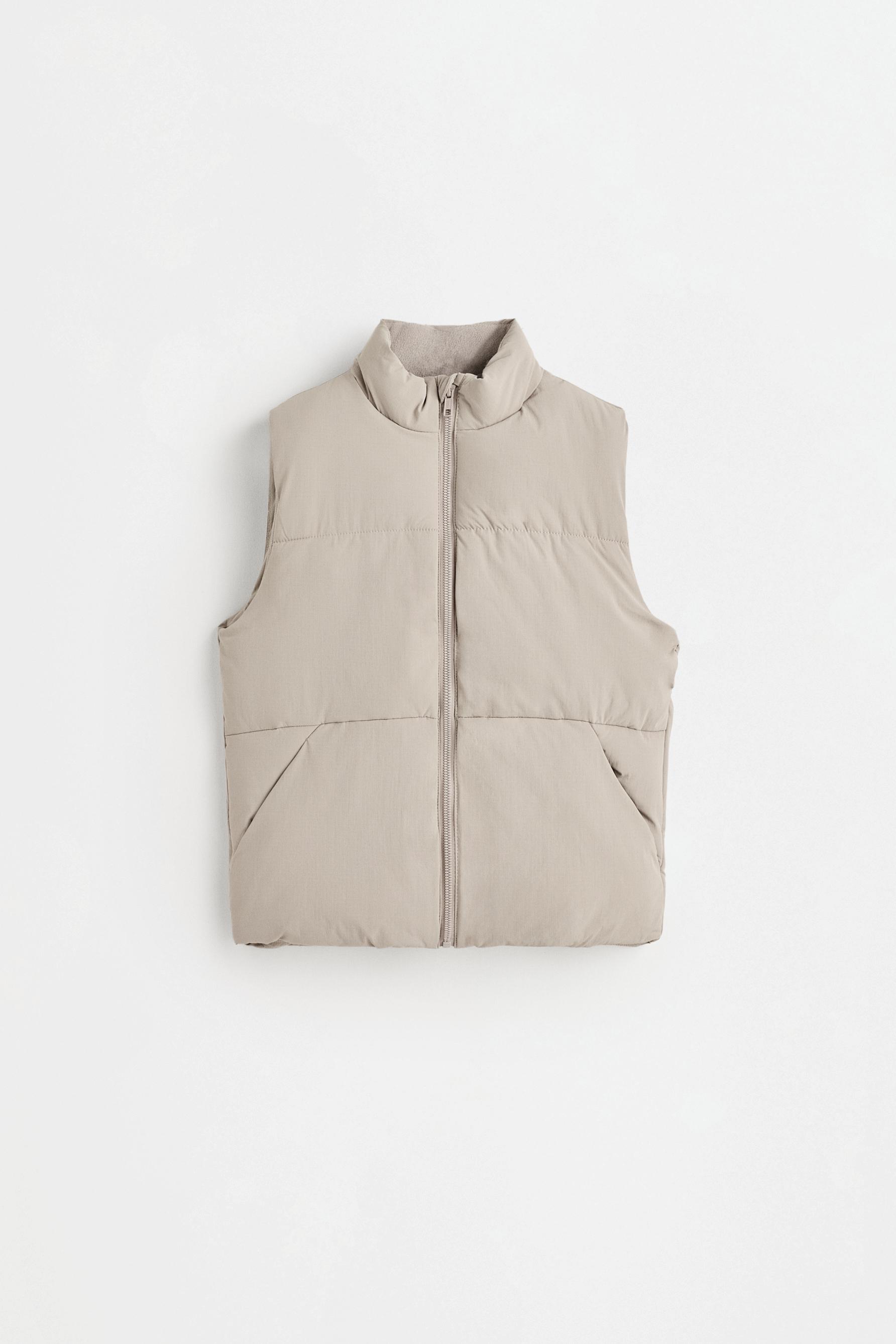 Quilted gilet — GREY