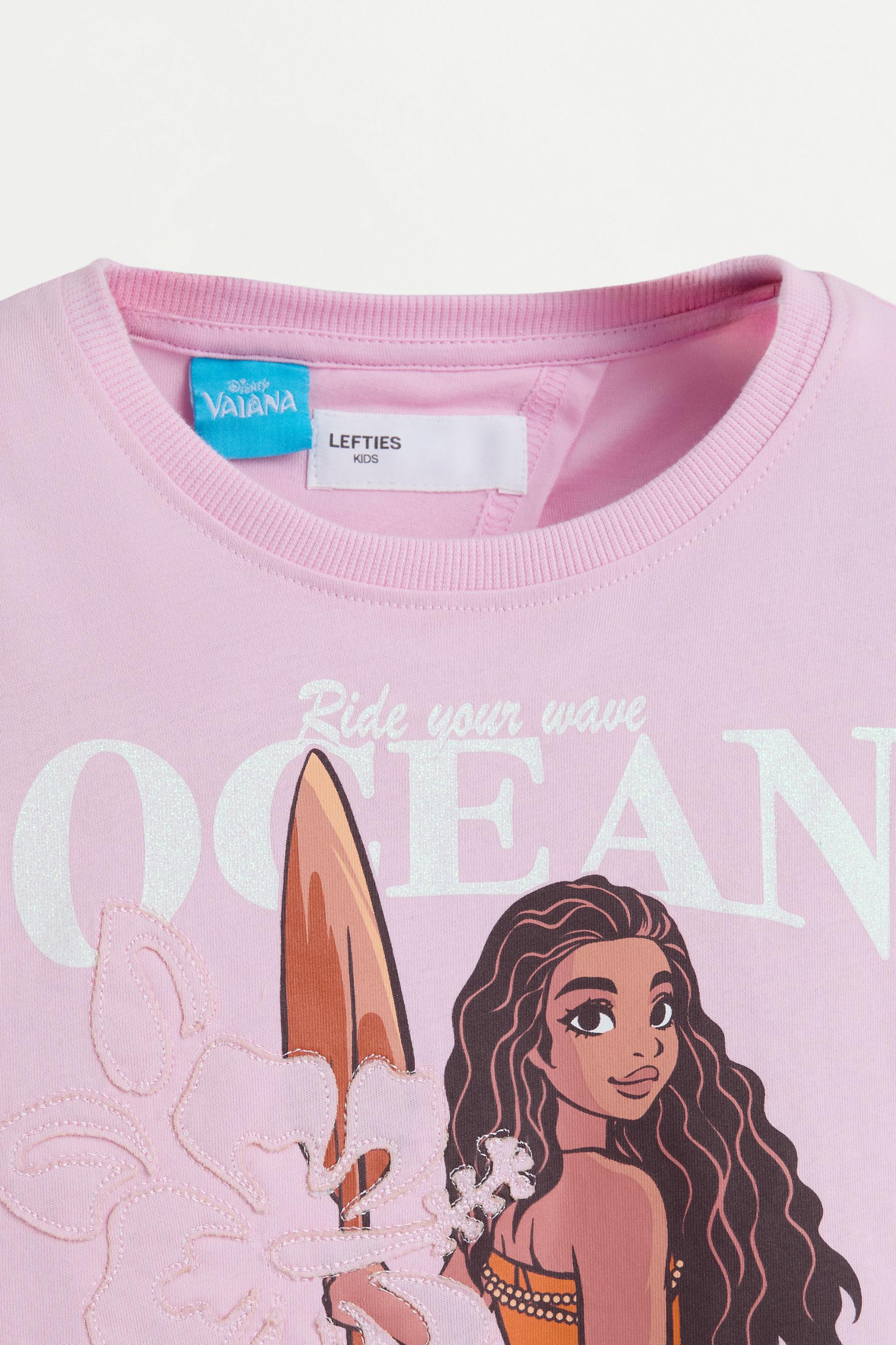 Vaiana ©Disney glitter T-shirt — PINK