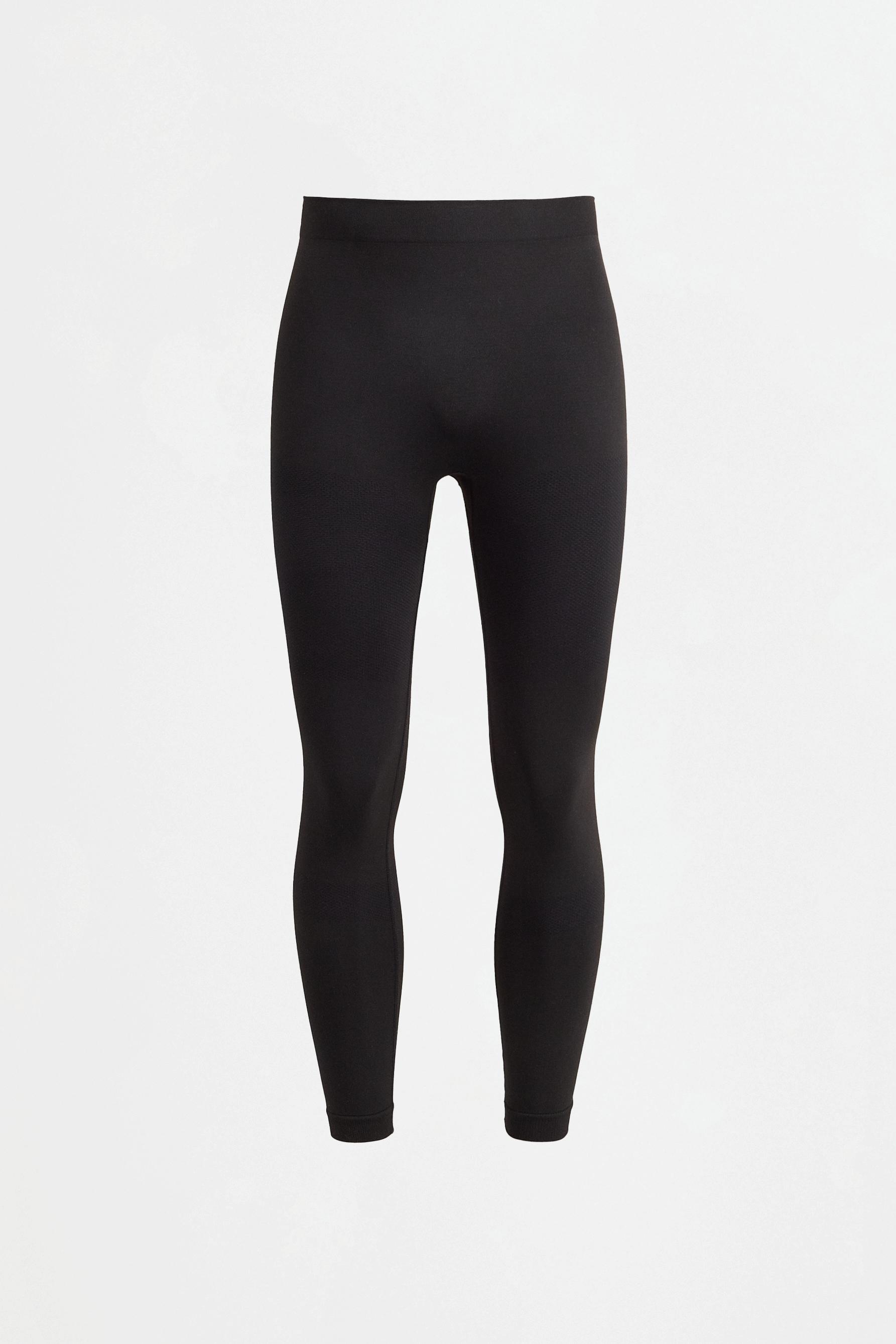 LIGHT WEIGHT thermal inner leggings (-4ºC to 9ºC) — BLACK