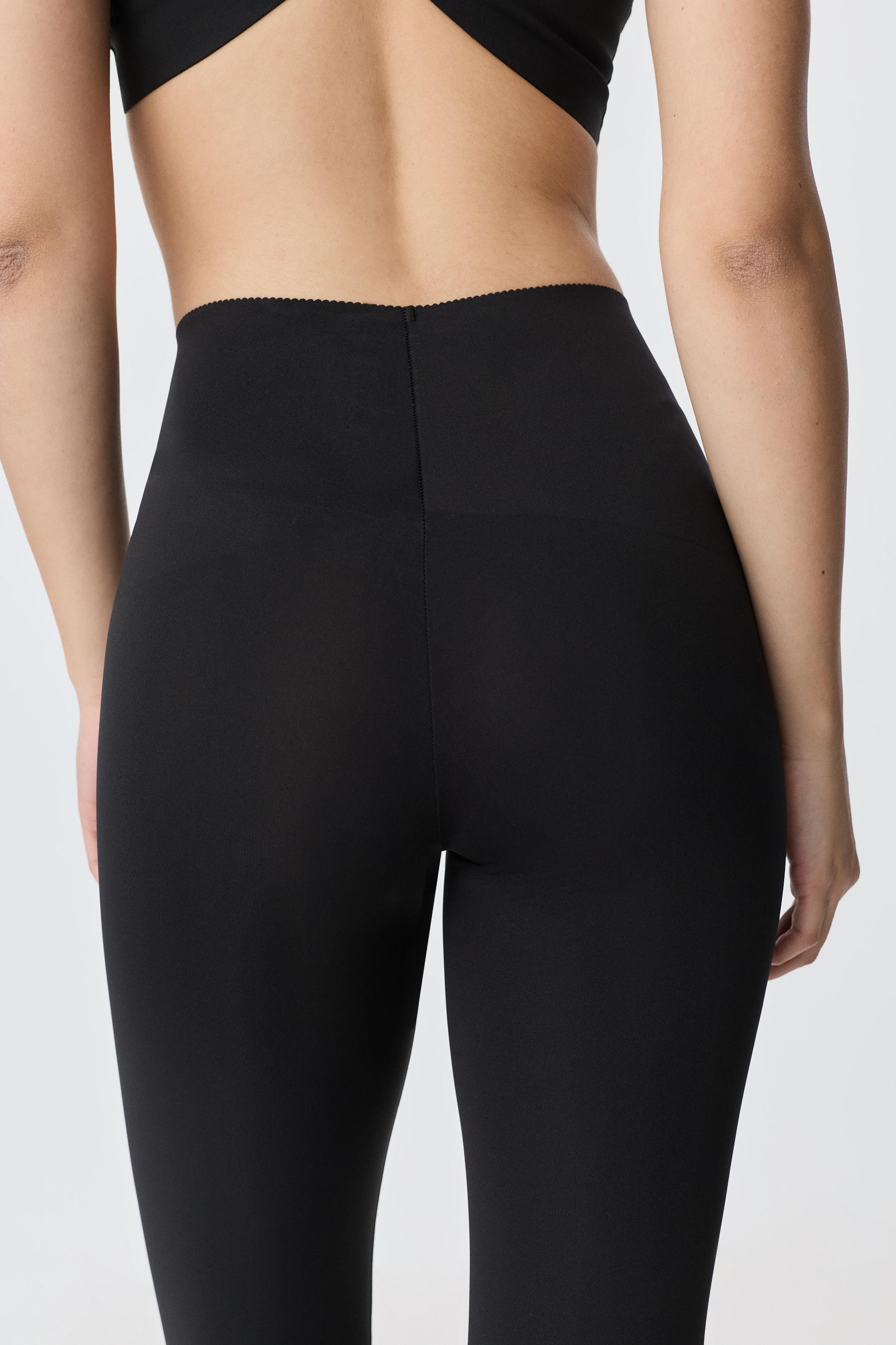 Shaping sports leggings — BLACK