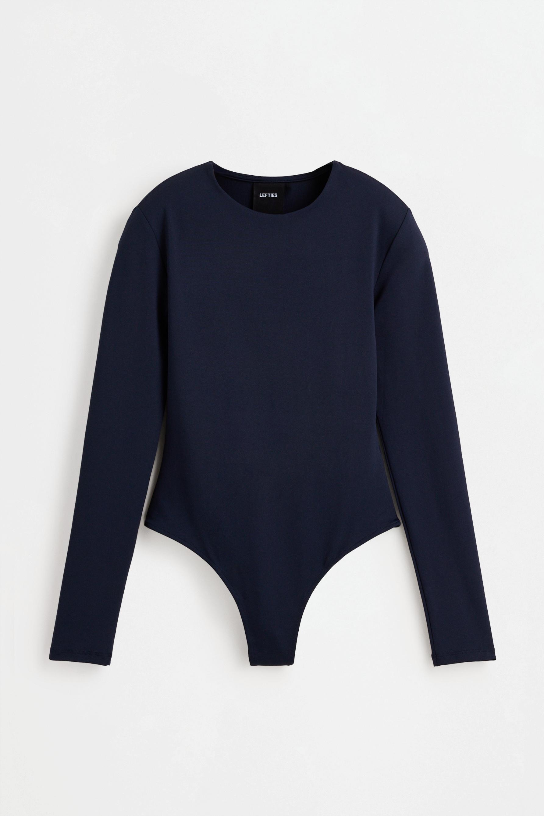 Long sleeve polyamide bodysuit — NAVY