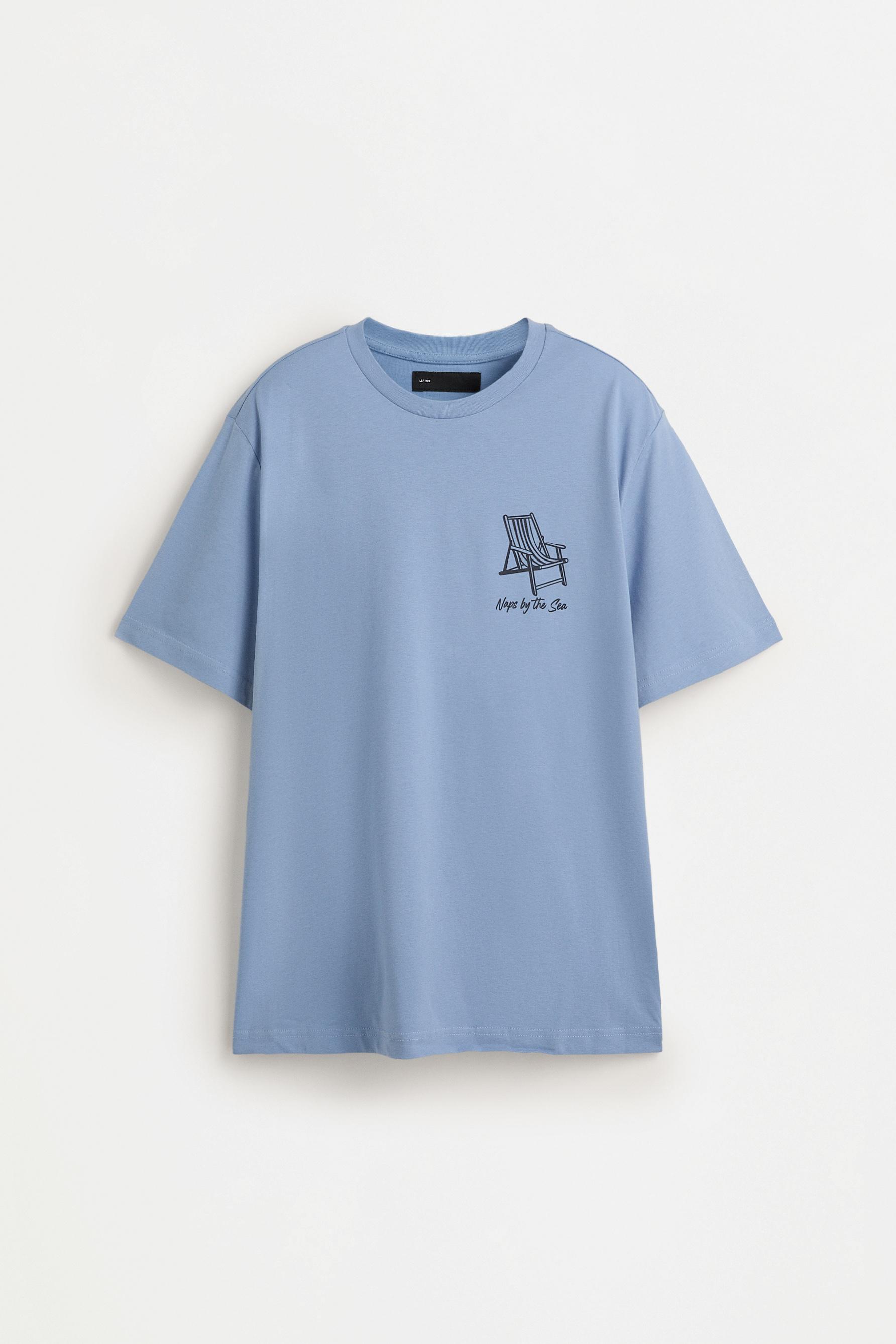 Short printed pyjamas — MEDIUM BLUE