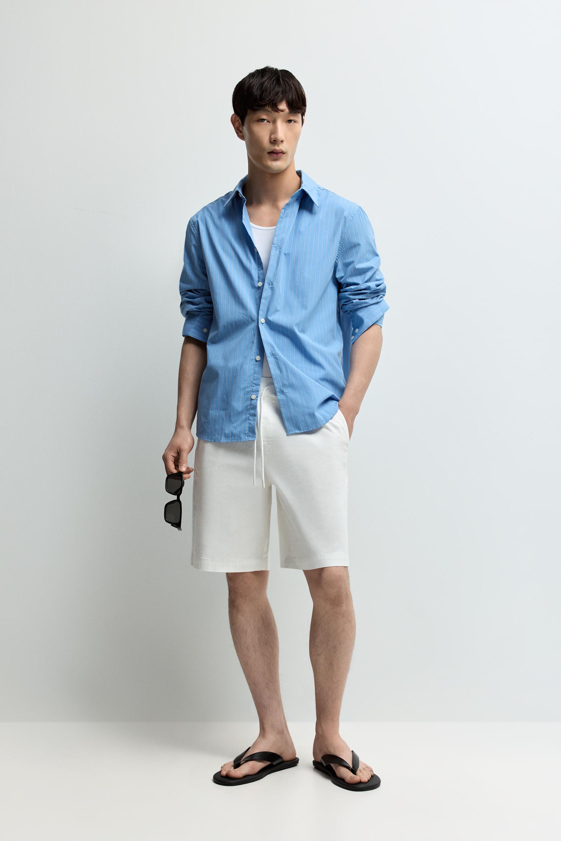 Jogger Bermuda shorts — WHITE