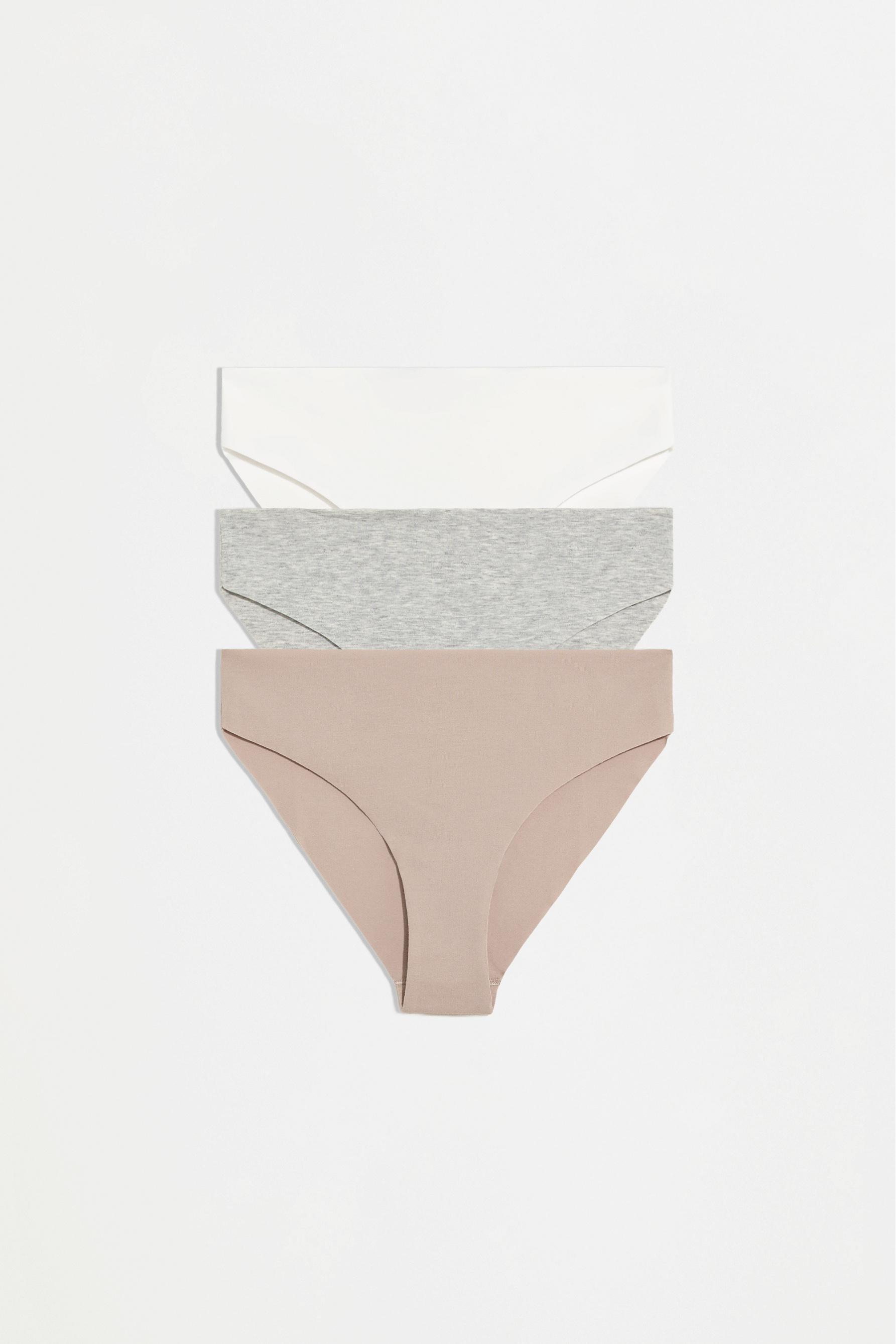 Pack of 3 classic cotton briefs — GREY
