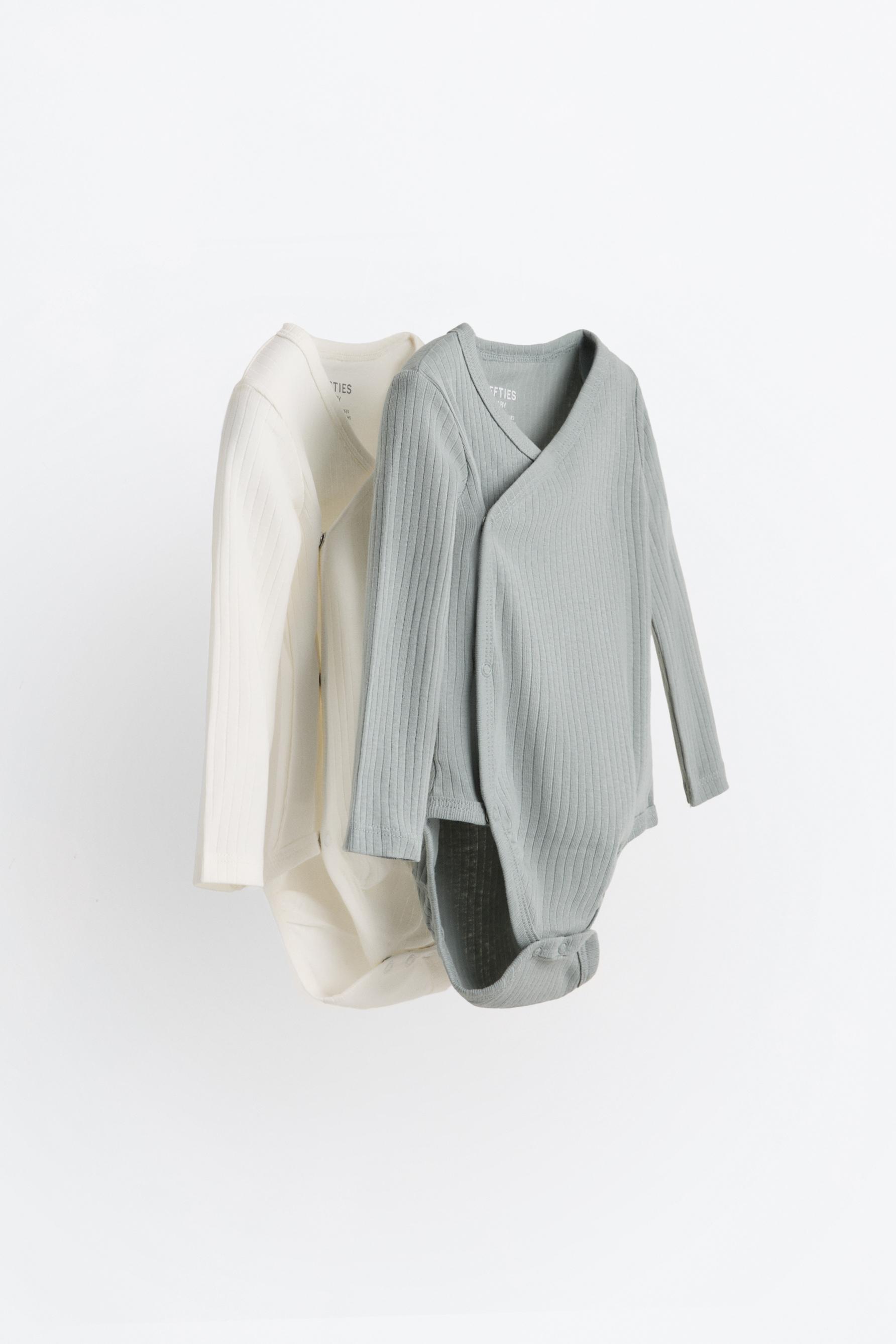 Pack 2 bodies kimono canalé