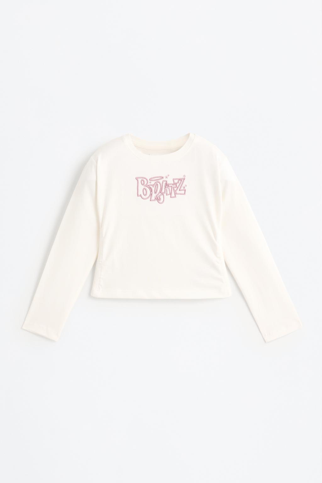 Bratz ® embroidered shiny T-shirt