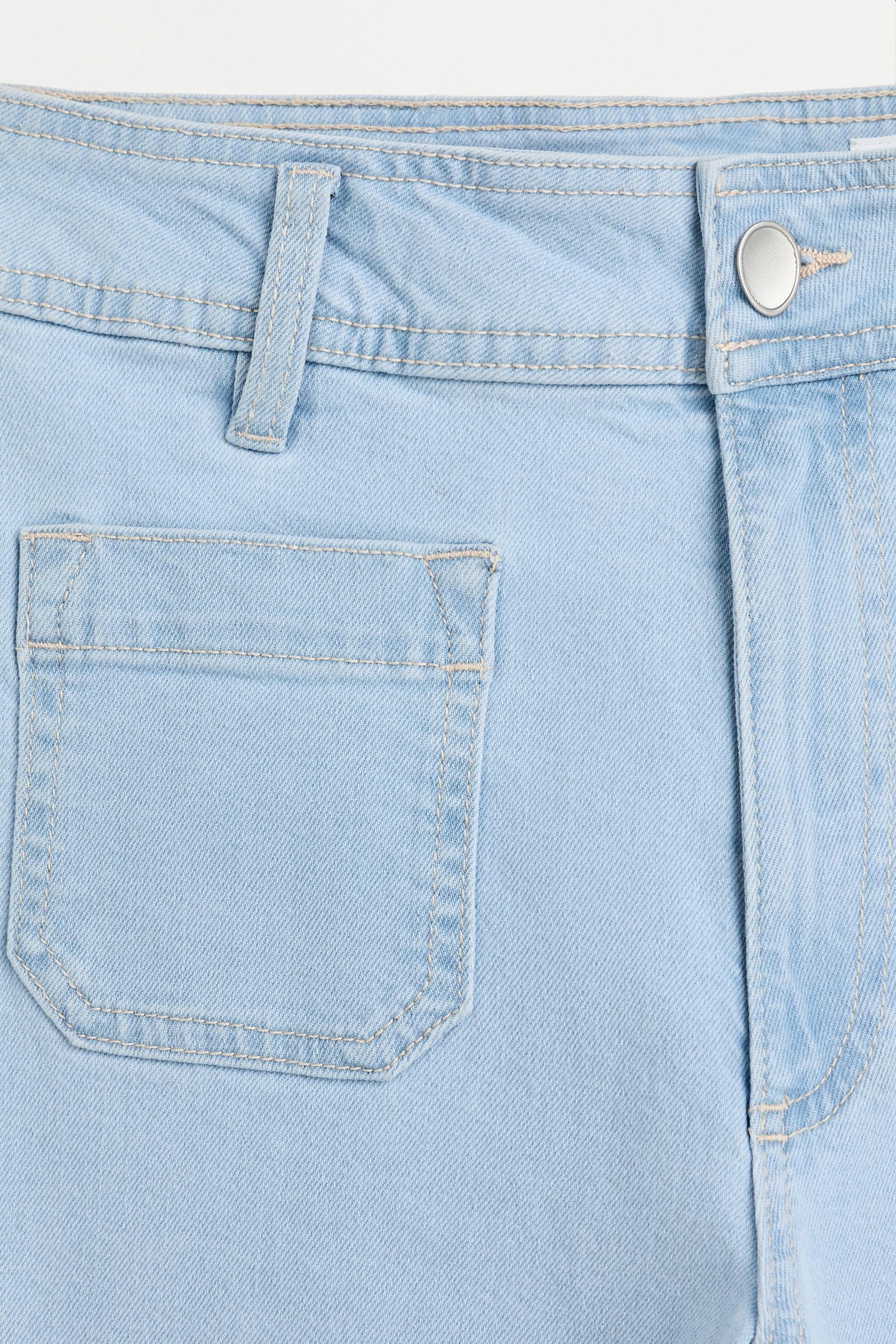 Stretch pocket jeans — SKY BLUE