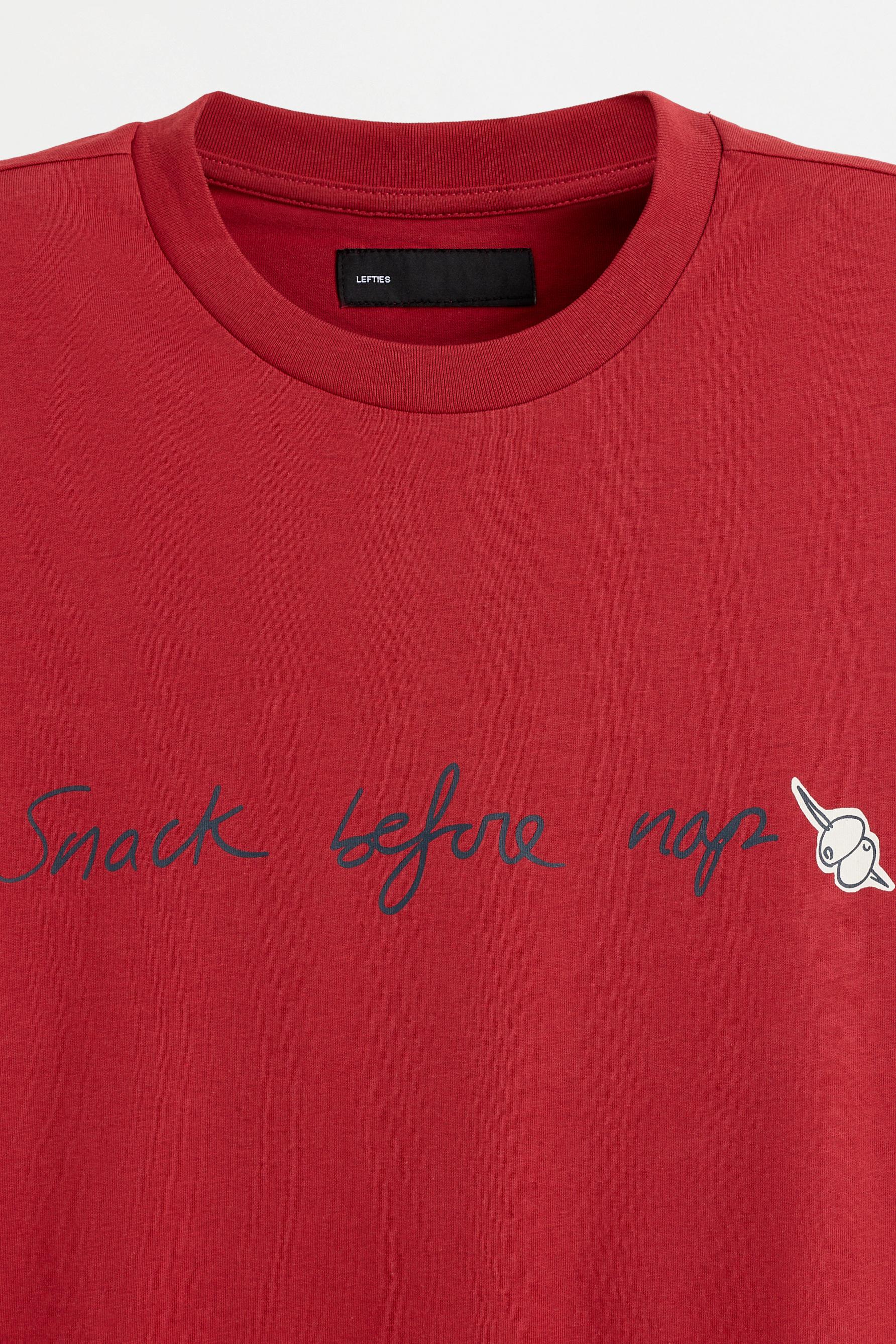 Short printed pyjamas — RED