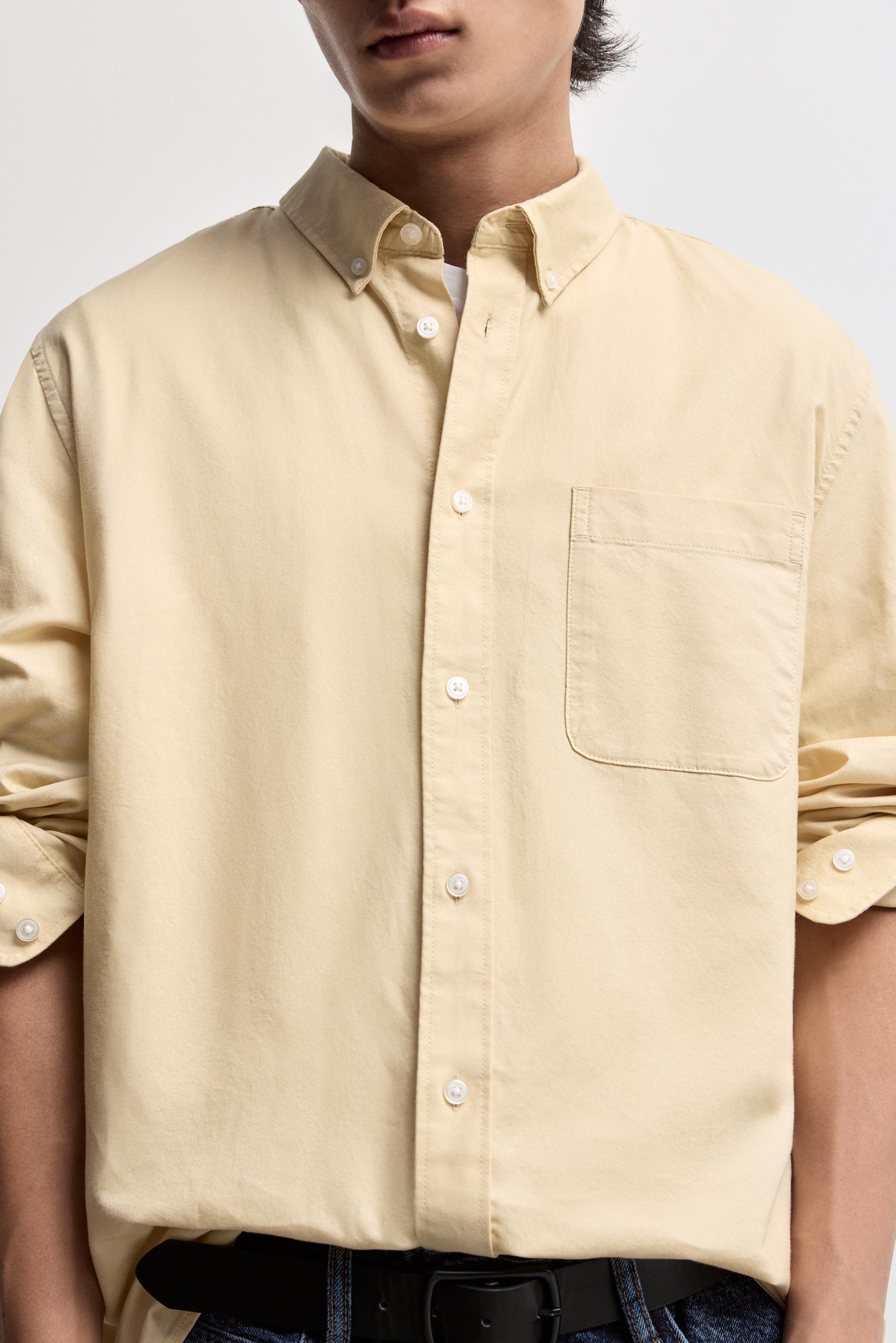 Oxford shirt — YELLOW