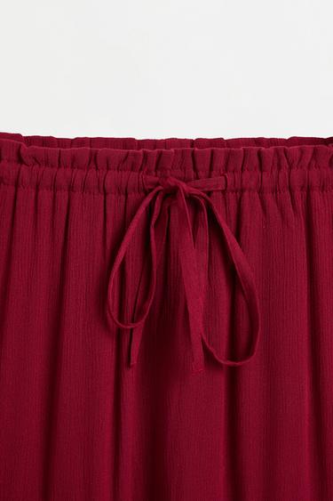 Basic textured midi skirt — MAROON 7