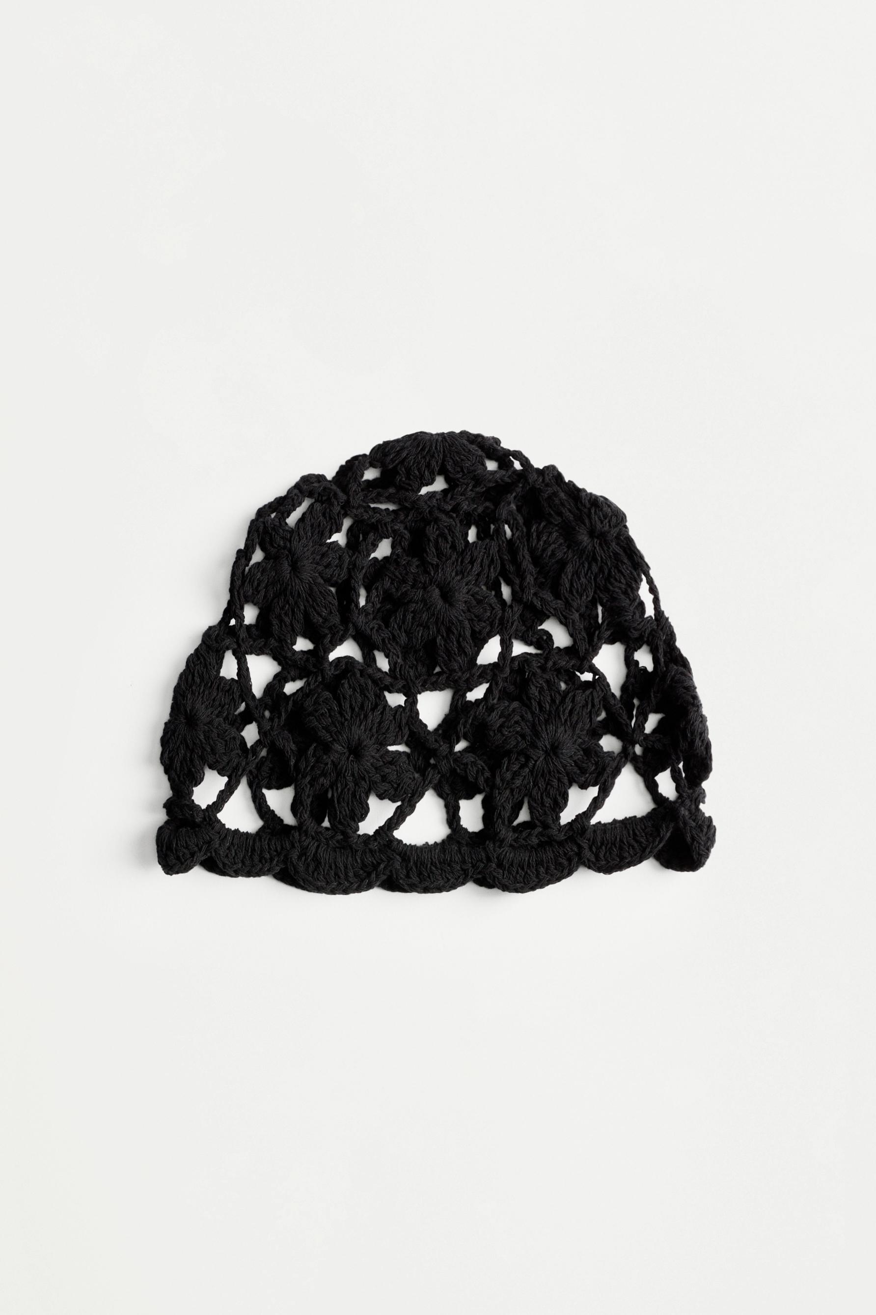 Crochet flower hat — VARIOUS (alternate view)