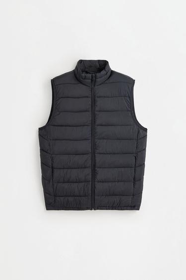 Lightweight quilted gilet — BLACK 6