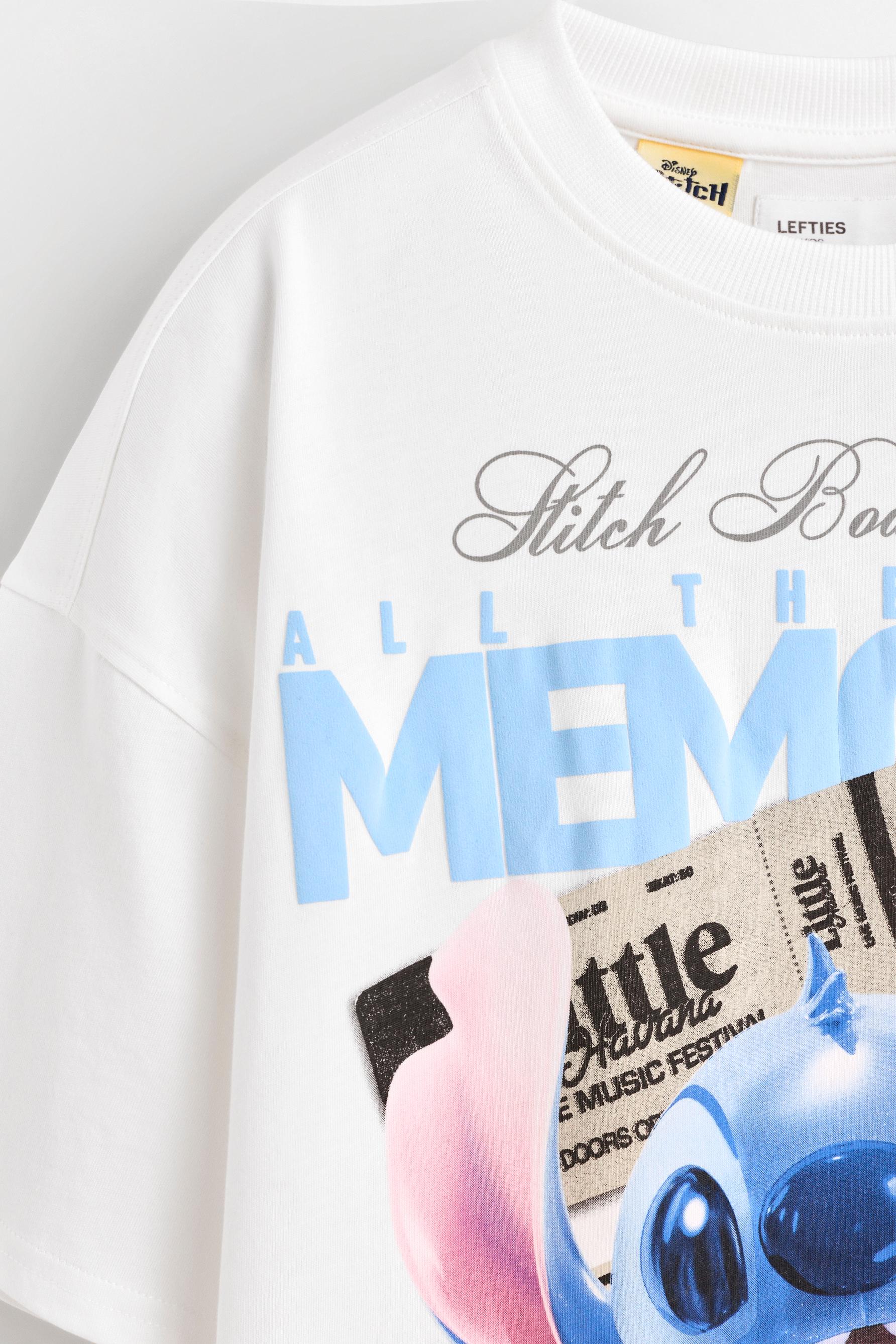 Stitch ©Disney memories T-shirt — OFF WHITE