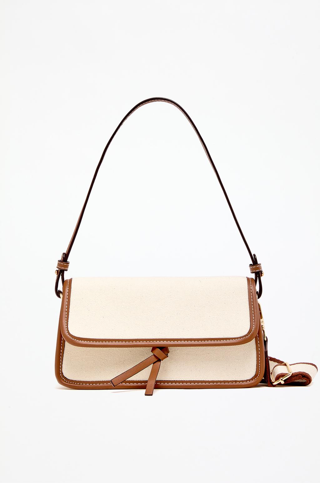 Canvas shoulder bag