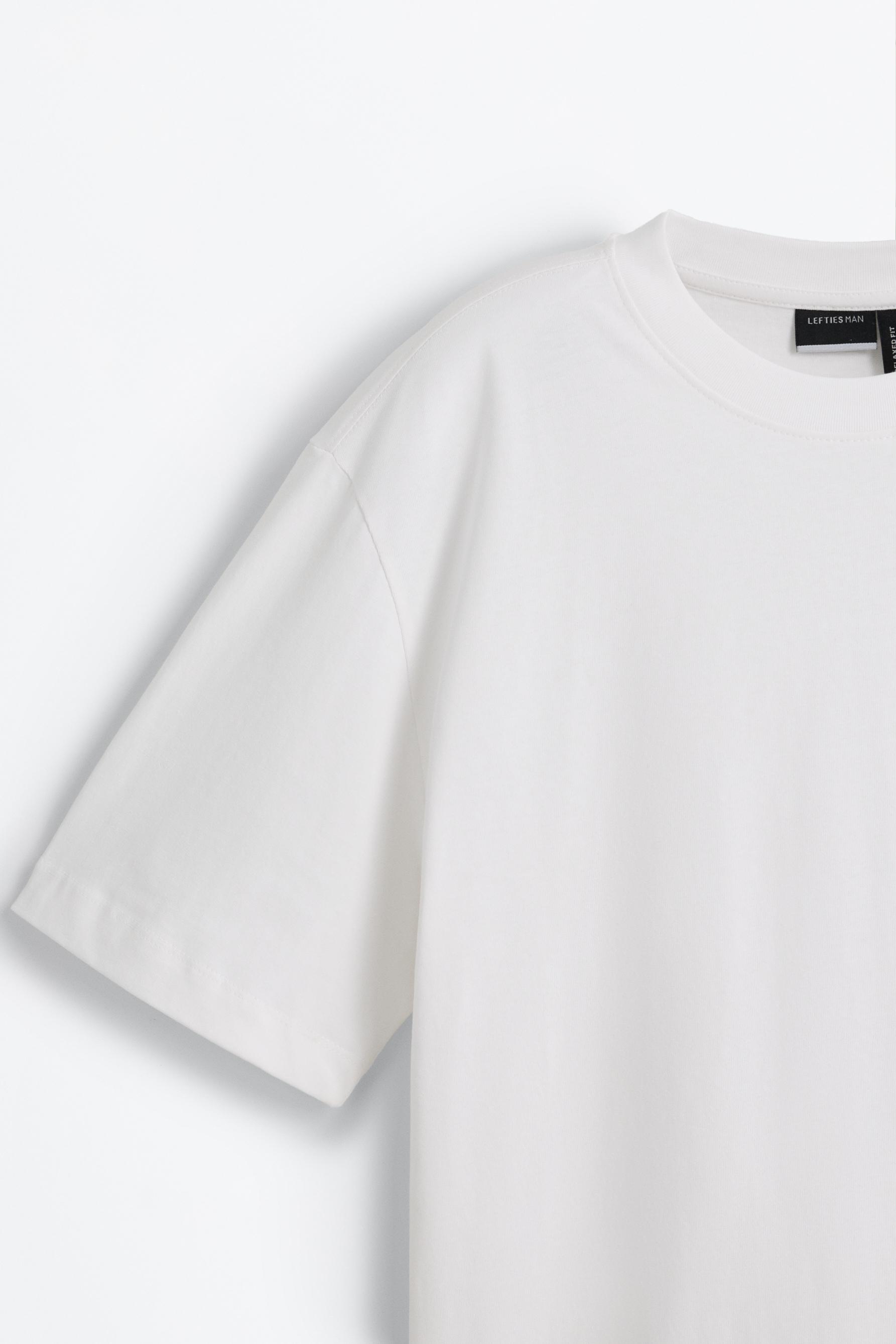 Premium relaxed fit T-shirt — WHITE