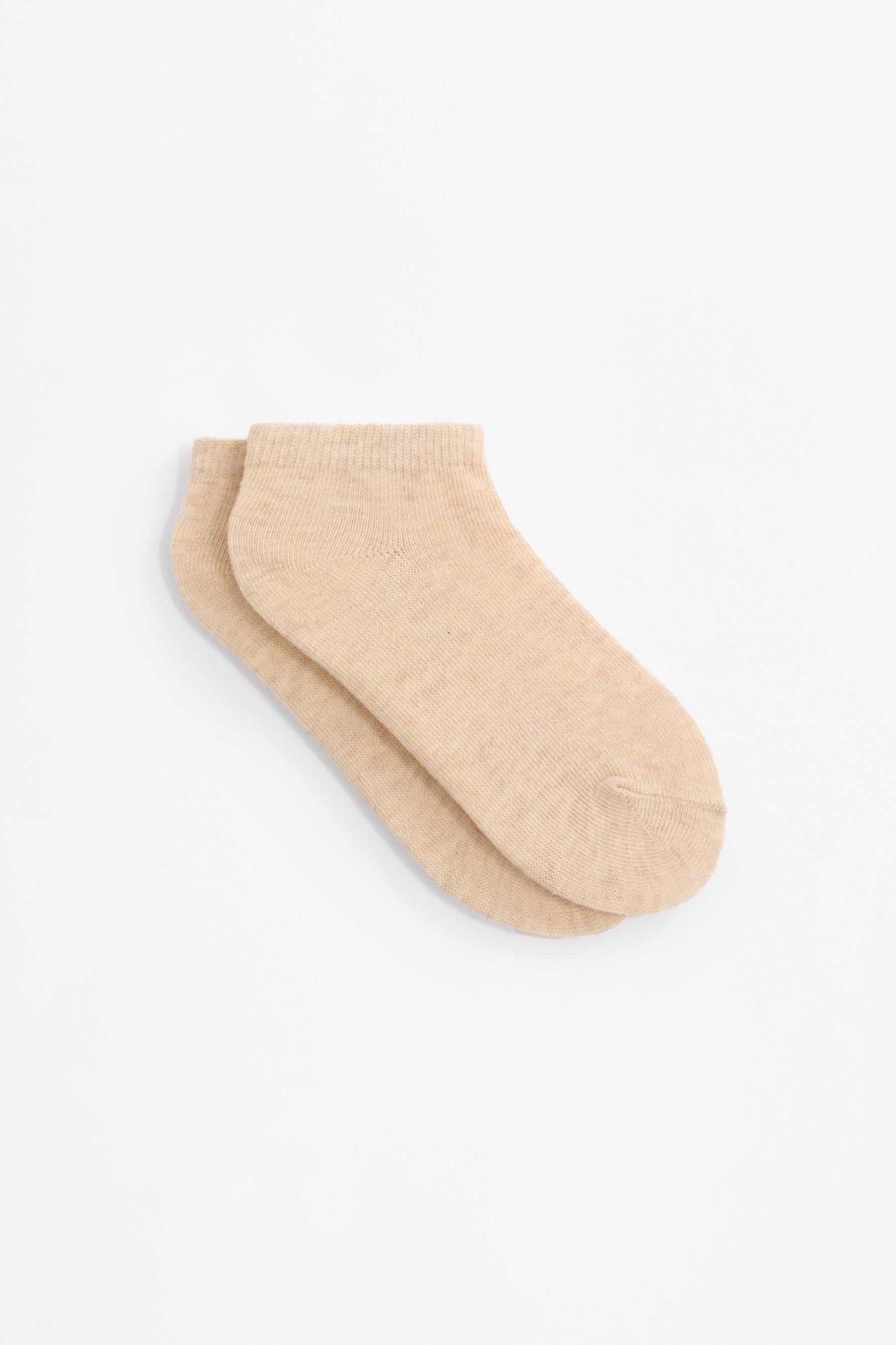 Plain ankle socks (Pack 10) — LILAC