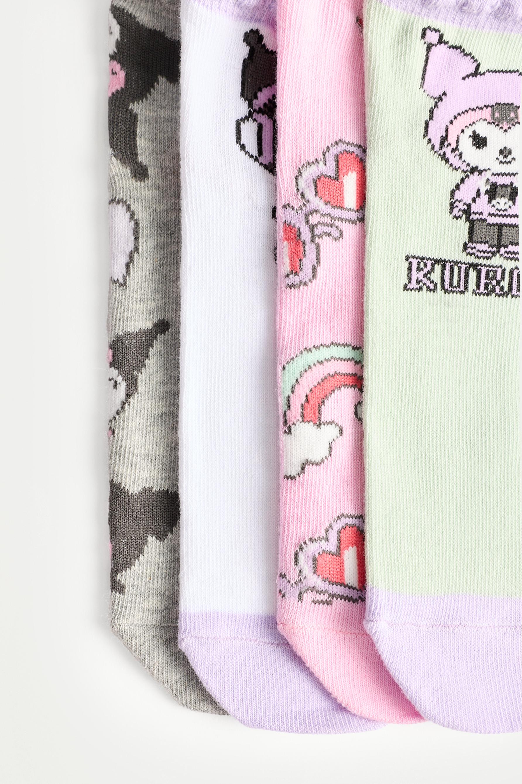 Hello Kitty ©SANRIO ankle socks (4-pack) — LILAC