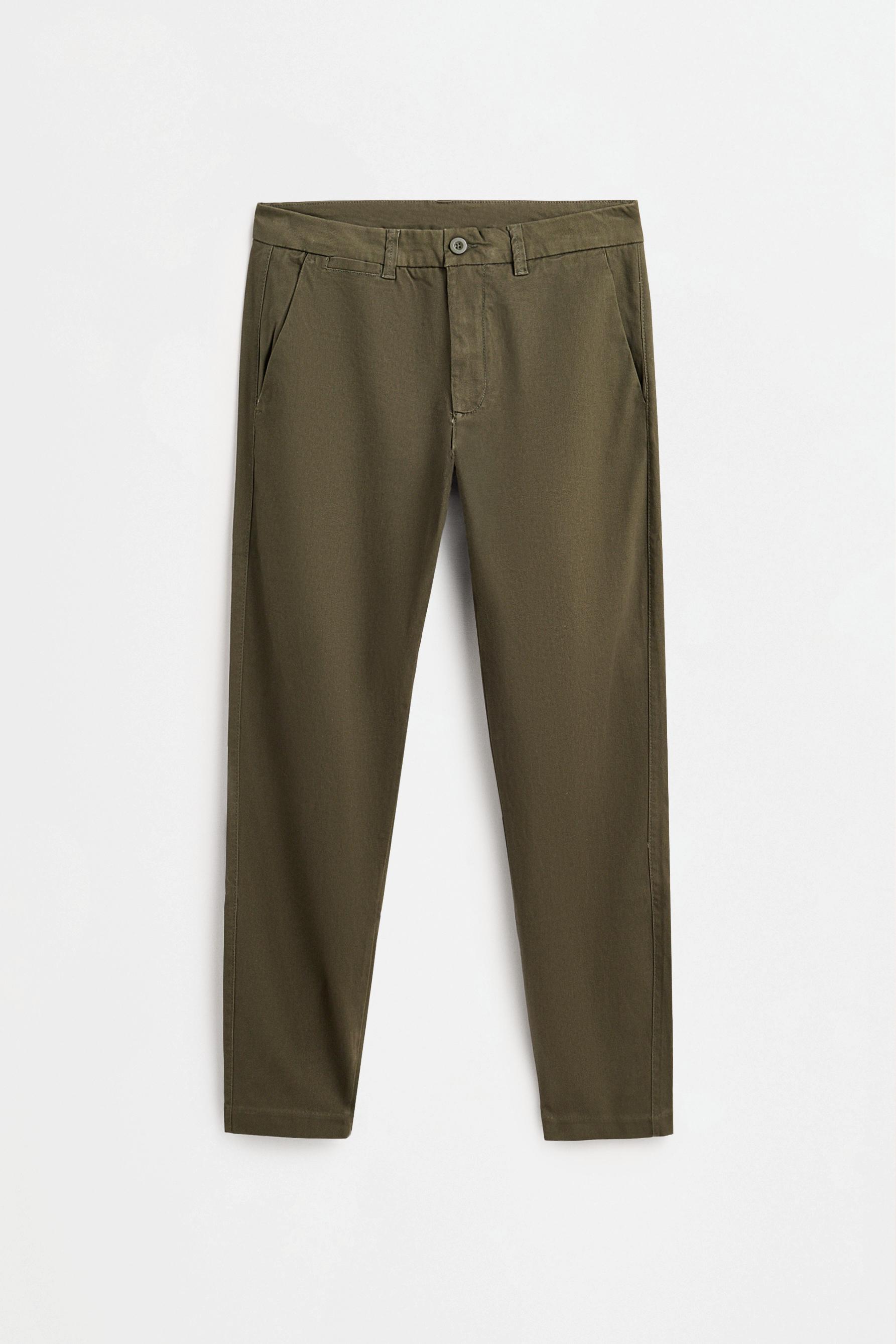 Slim fit chino trousers — DARK KHAKI