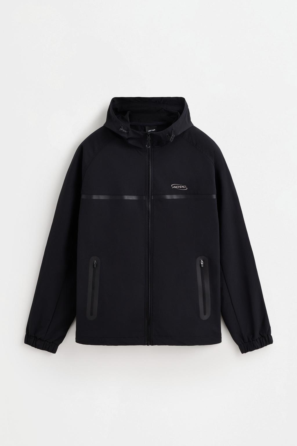 Windbreaker jacket with pockets