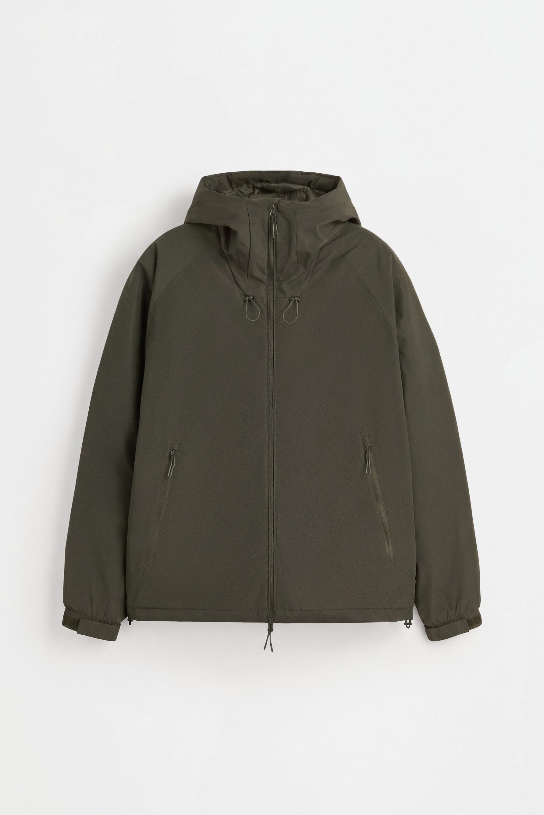 Padded hooded jacket — GREEN