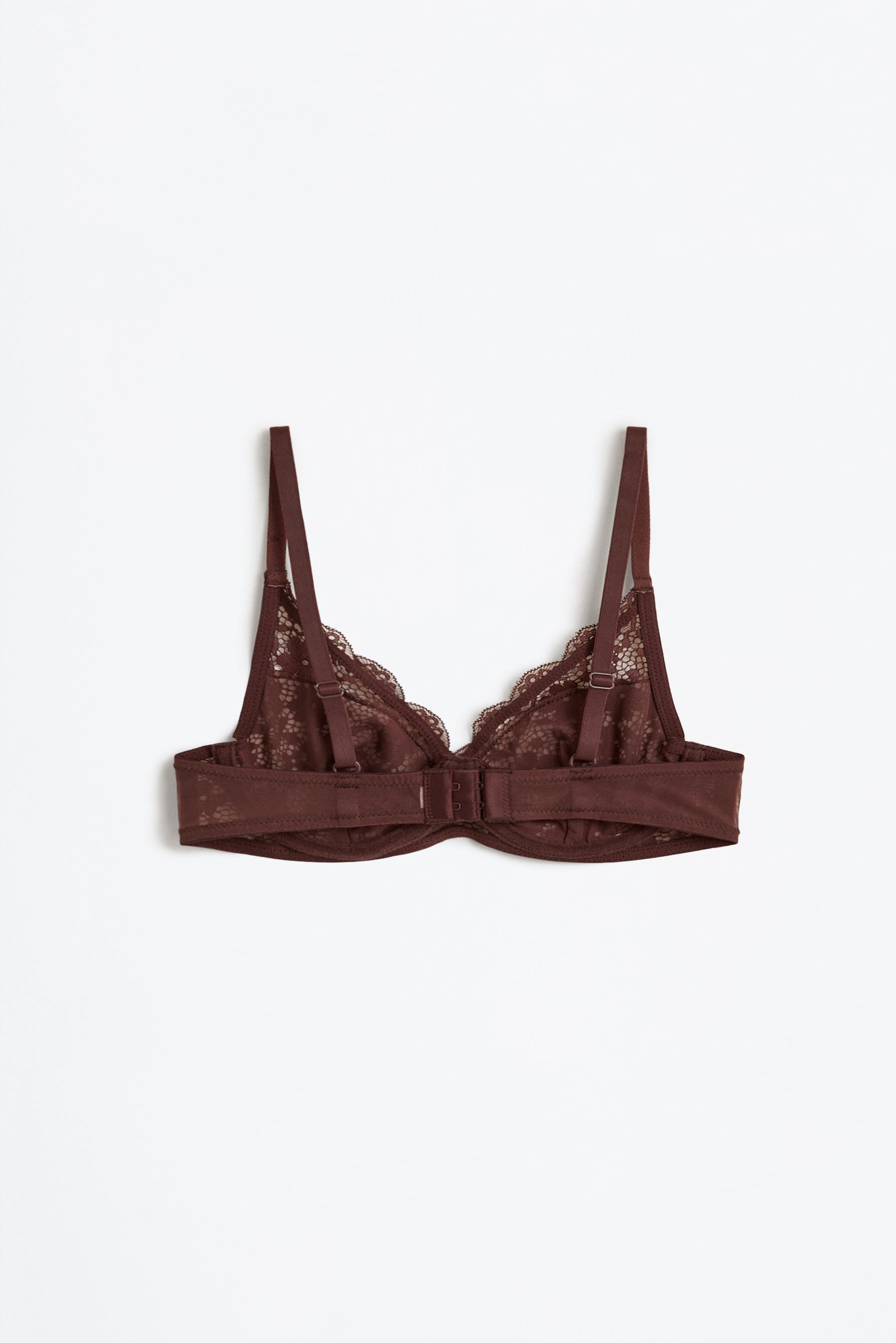 Lace bra — CHOCOLATE